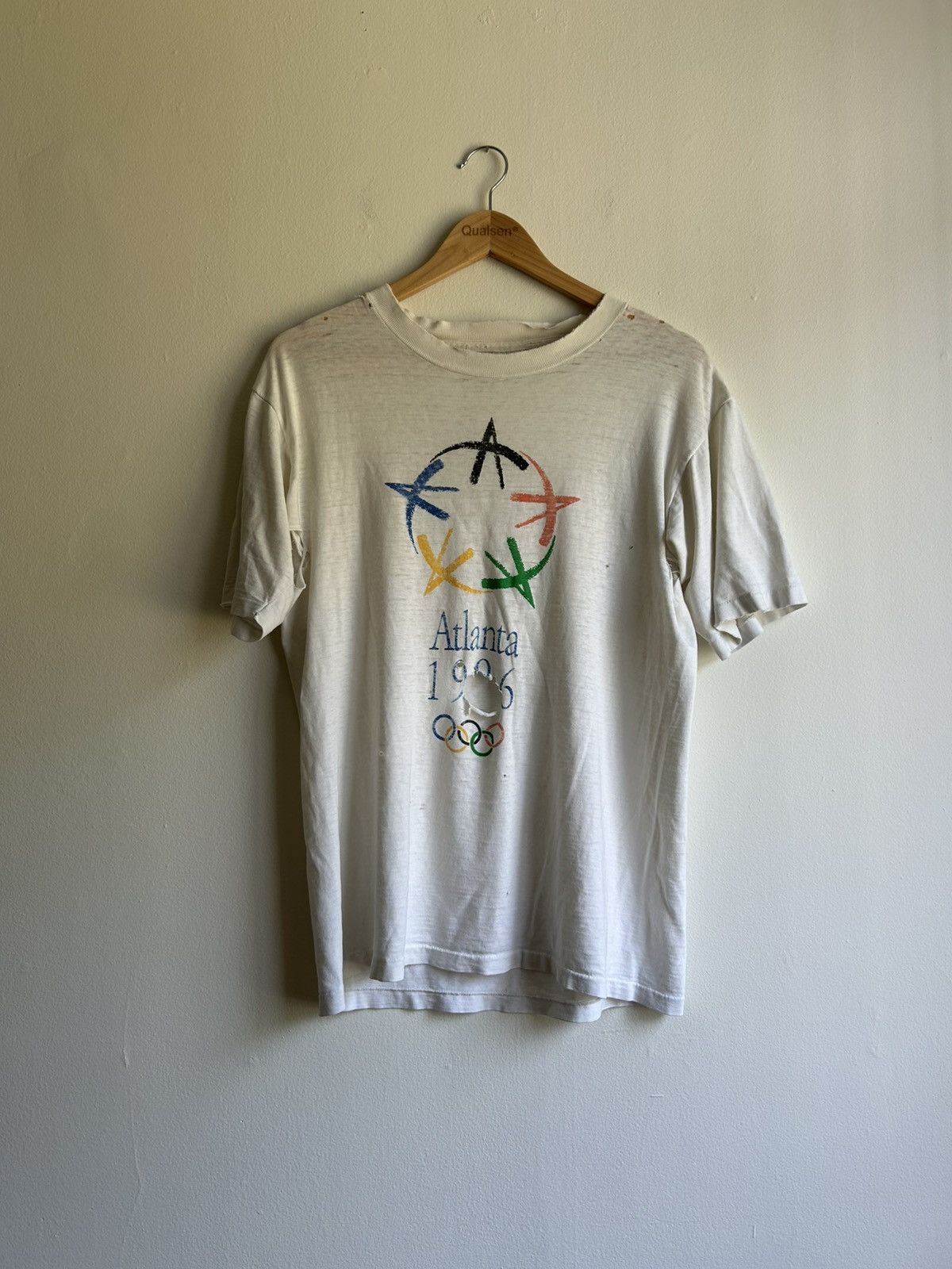 Vintage 1997 Olympics Thrashed Tee Size US L / EU 52-54 / 3 - 1 Thumbnail