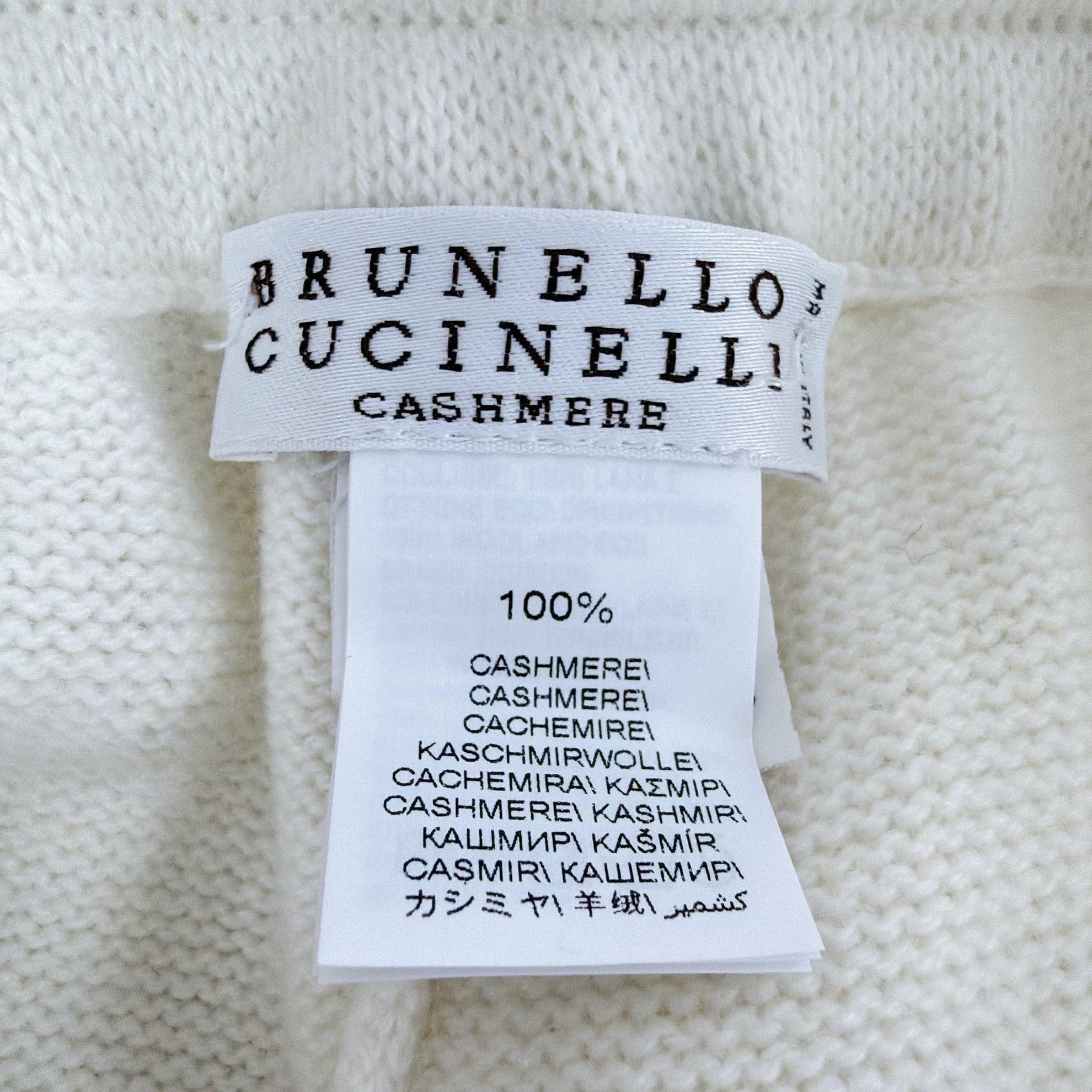 Brunello Cucinelli BC Beige Cashmere Trousers S Size 26" / US 2 / IT 38 - 7 Thumbnail