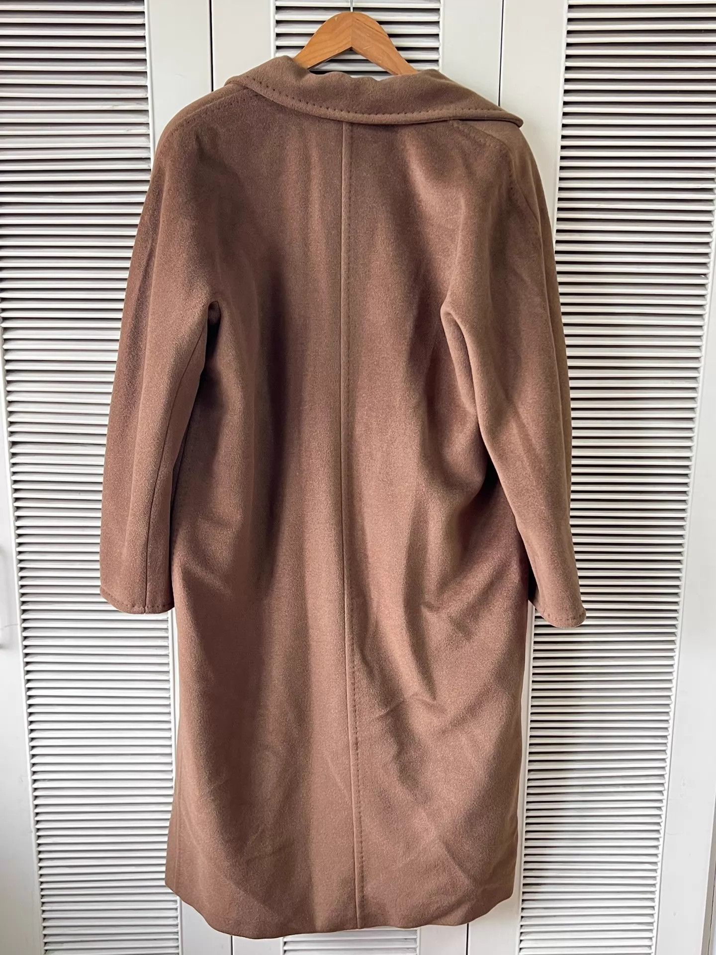 Max Mara MaxMara double-breasted long coat 38 M jacquard lining Size S / US 4 / IT 40 - 2 Thumbnail