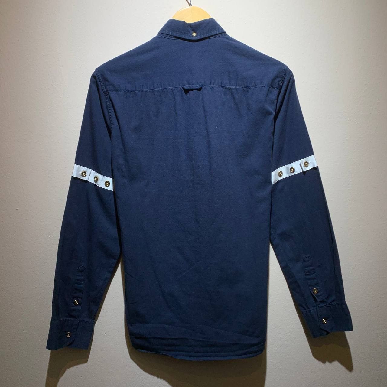 Thom Browne Thom Browne New York Dark Blue Button Up Shirts Size US S / EU 44-46 / 1 - 2 Thumbnail