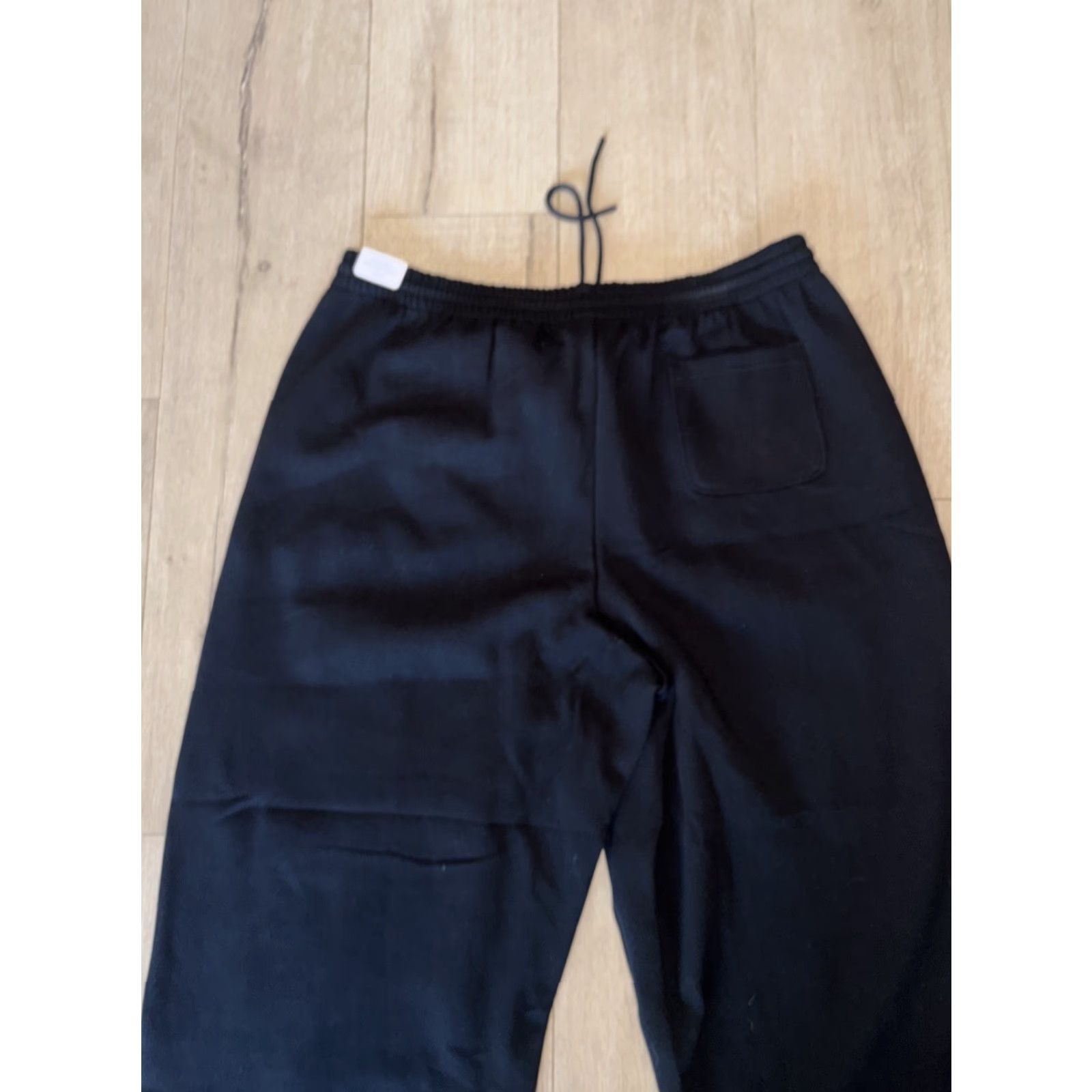 Victoria's Secret Victoria's Secret Large Ivy Fleece Sweatpants Black Wide Leg Pleated PINK XXL NWT Size 40" / US 18 - 5 Thumbnail