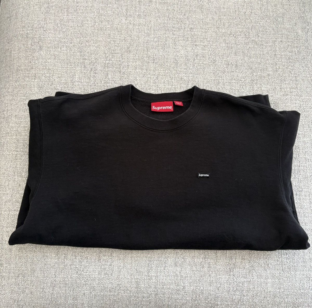 Supreme Supreme Small Box Crewneck “Black” Size US M / EU 48-50 / 2 - 4 Thumbnail