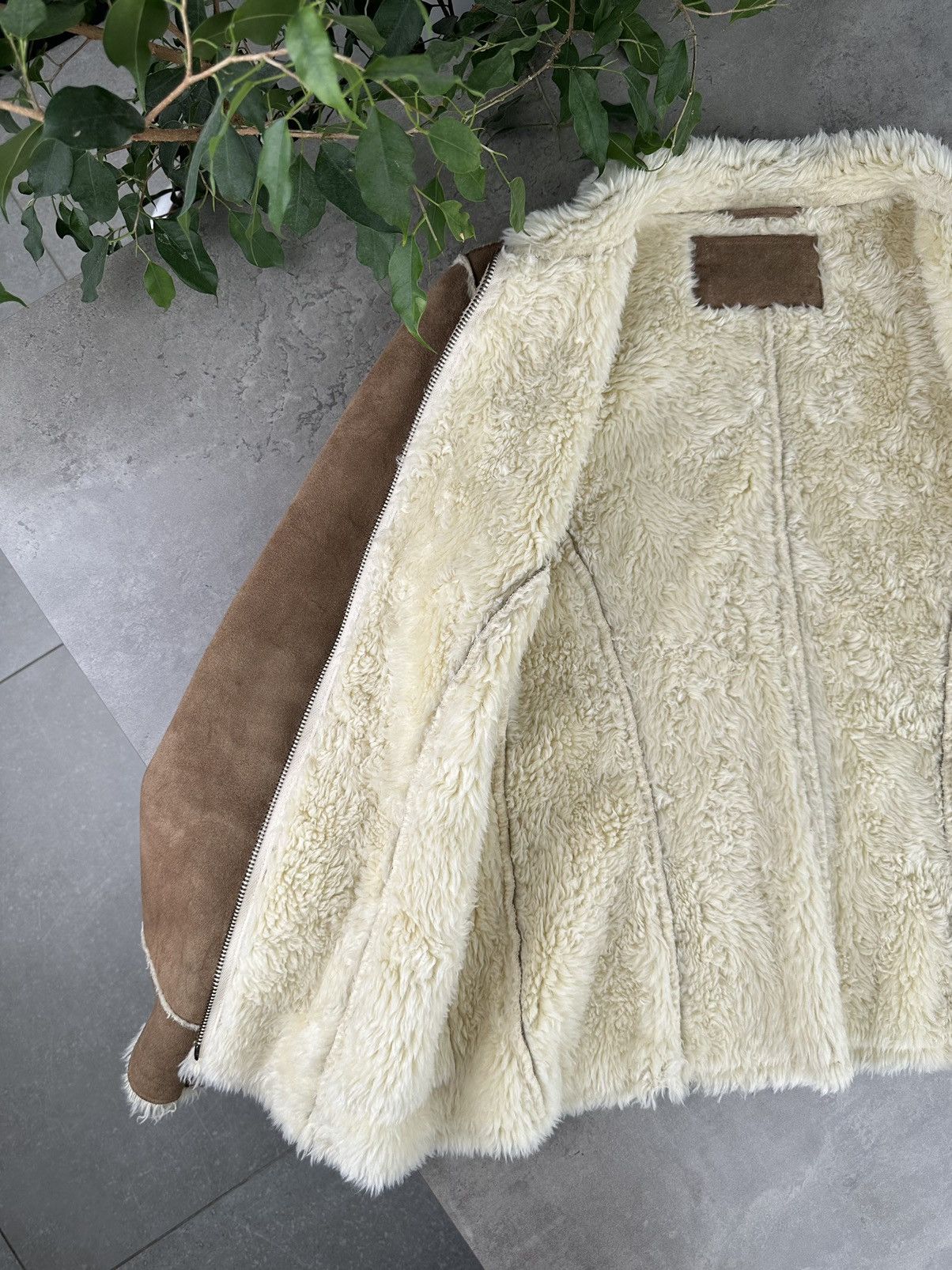 Japanese Brand Vintage Faux Sheepskin Coat Size S / US 4 / IT 40 - 11 Thumbnail