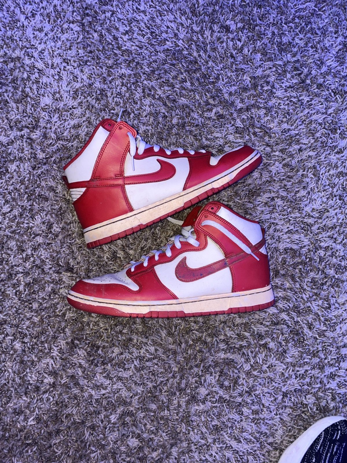image of Used Nike Sb Hightop Shoes in Red/White, Men's (Size 11)