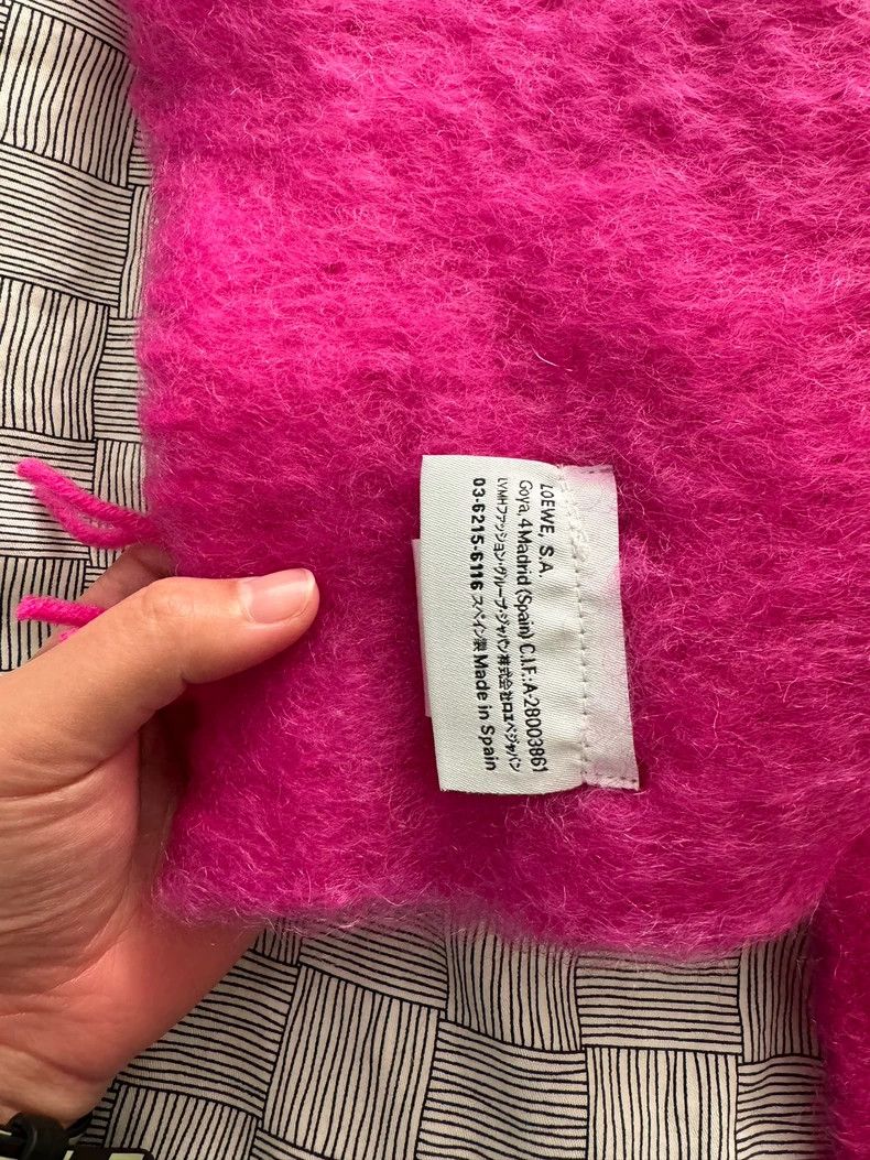 LOEWE Wool and seahorse hair scarves