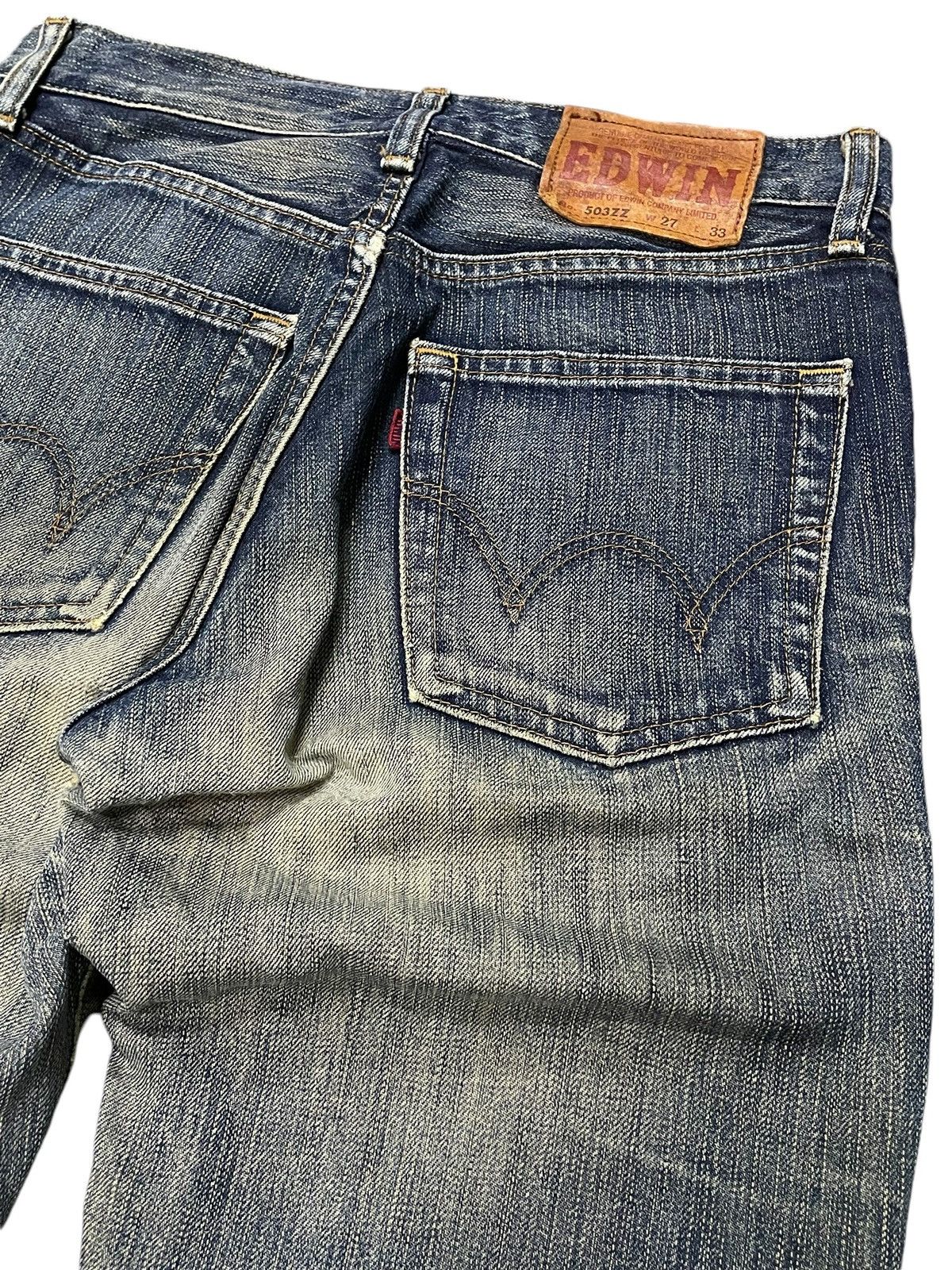 Edwin × Hysteric Glamour Edwin 503z Mud Wash Distressed Jeans Size US 27 - 15 Thumbnail