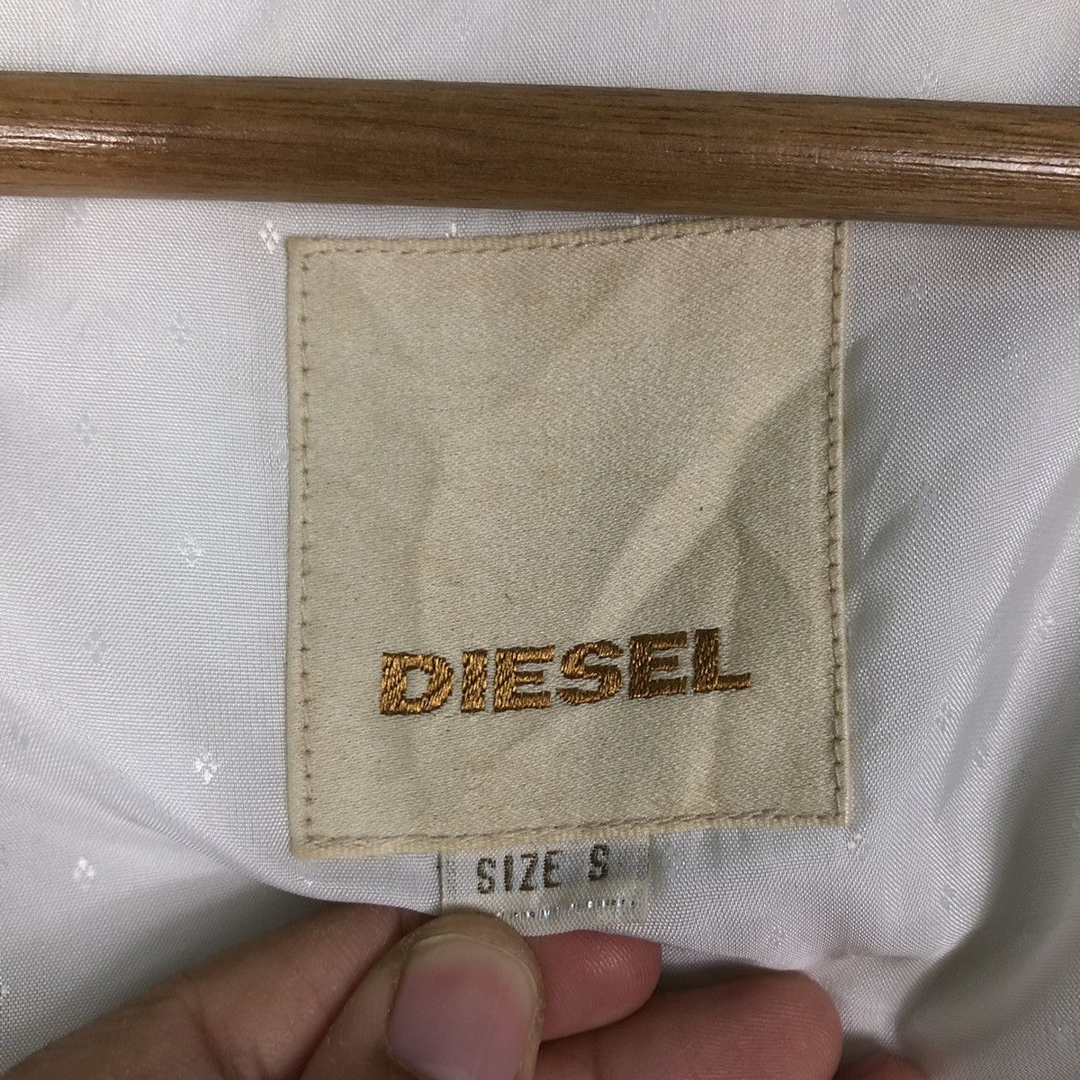 Diesel 🔥Vintage Cropped Biker Bomber Jacket Diesel Over Print Size US S / EU 44-46 / 1 - 18 Thumbnail