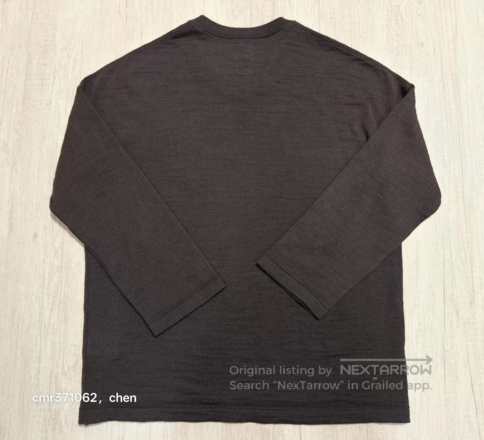 Visvim Black Long Sleeve Shirt with Lightning Bolt Patch. Size US XL / EU 56 / 4 - 5 Thumbnail