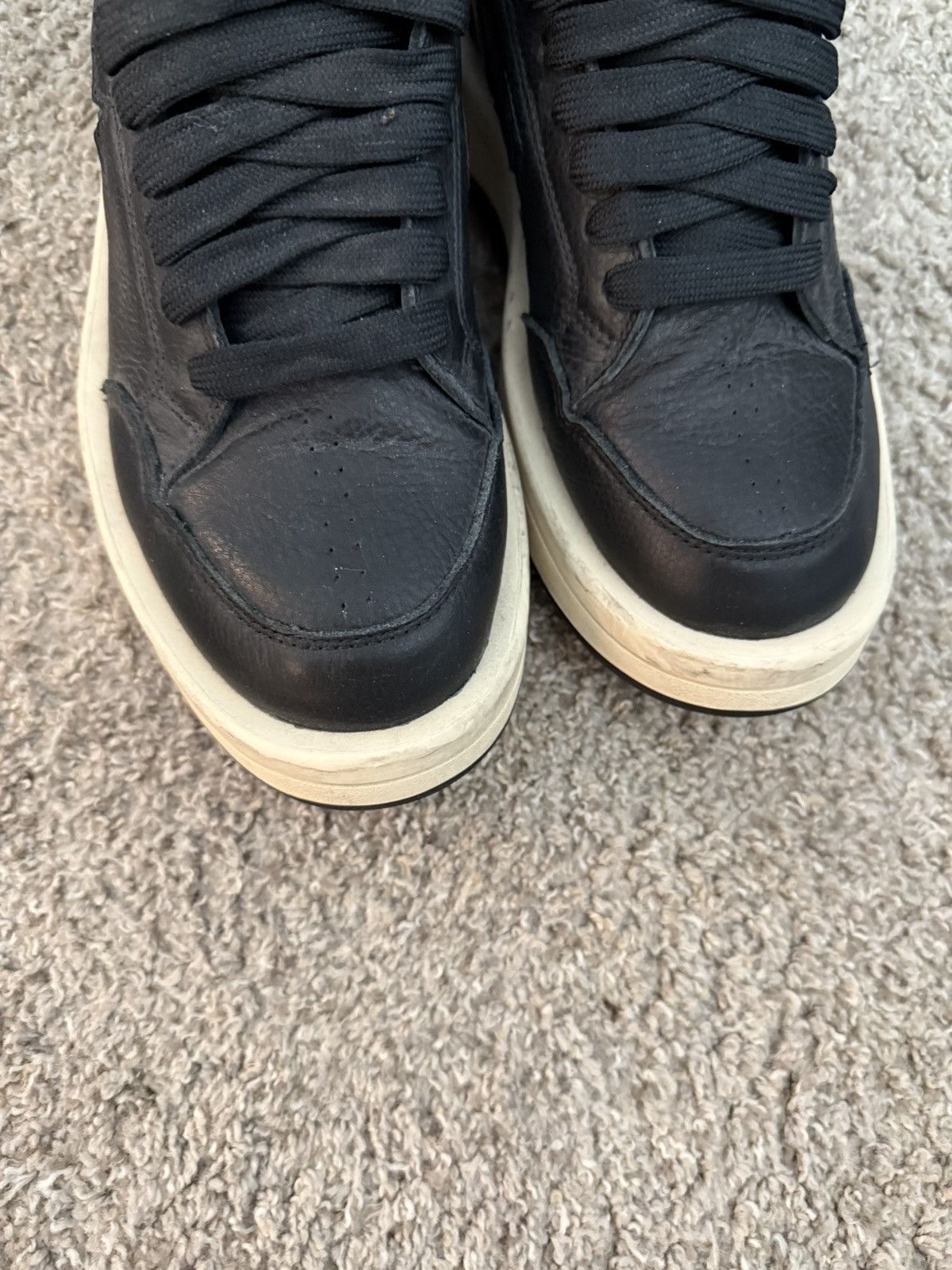 Converse × Rick Owens Drkshdw TURBOWPN OG Black/white Size US 9.5 / EU 42-43 - 8 Thumbnail