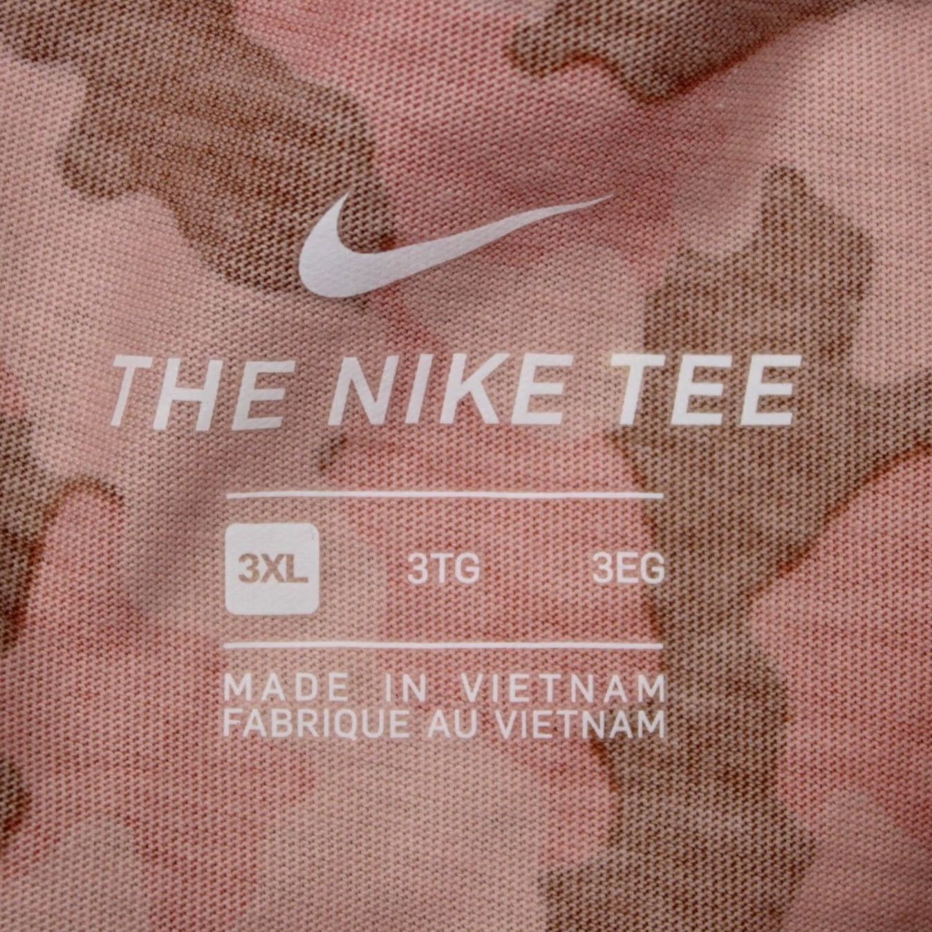 Nike Nike Shirt Mens 3XL XXXL Short Sleeve Orange Camouflage Cotton Pullover T-Shirt Size US XXL / EU 58 / 5 - 7 Thumbnail