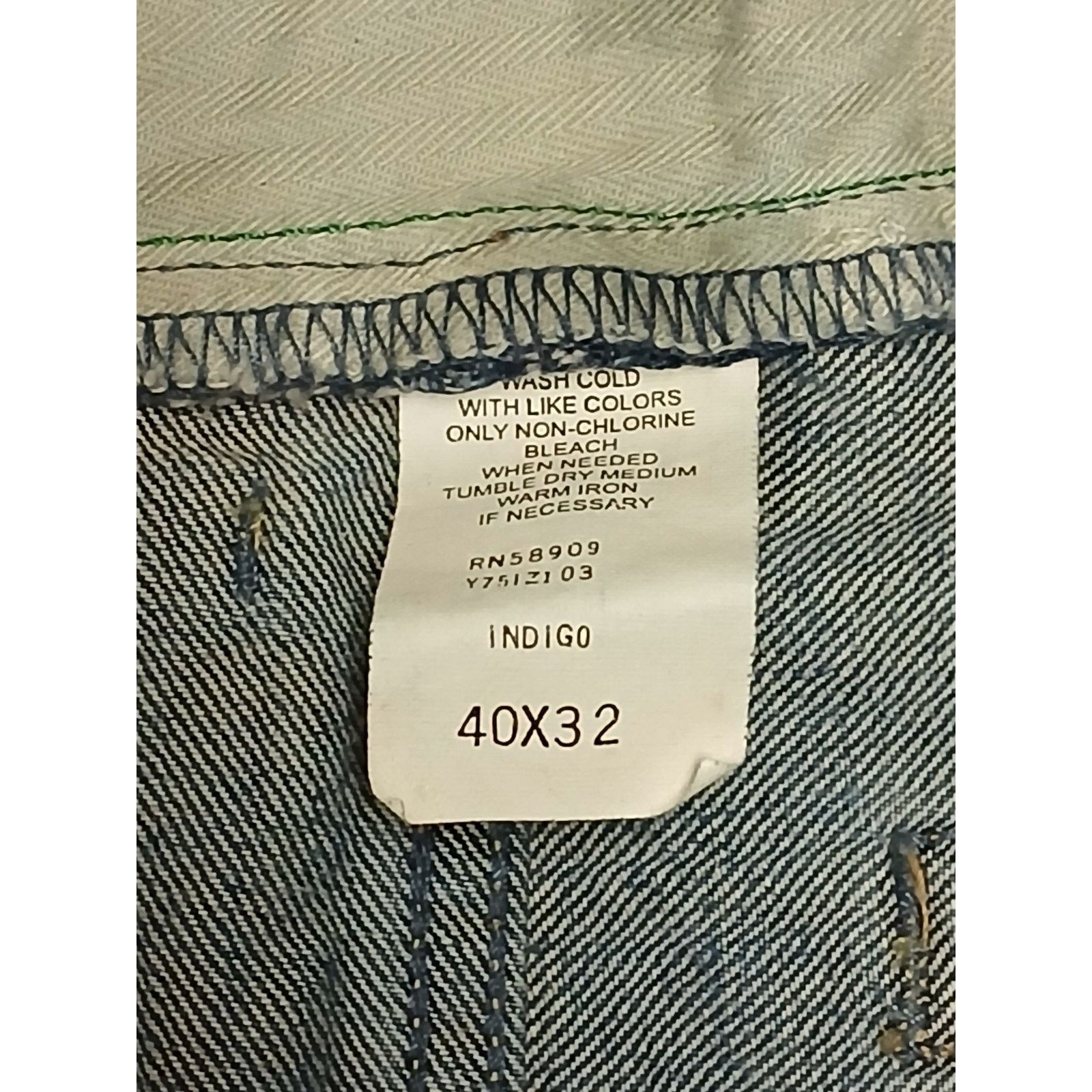 Cremieux Cremieux Relaxed (40x32) Baggy Comfort Fit Indigo Blue Jeans Size US 40 / EU 56 - 9 Thumbnail