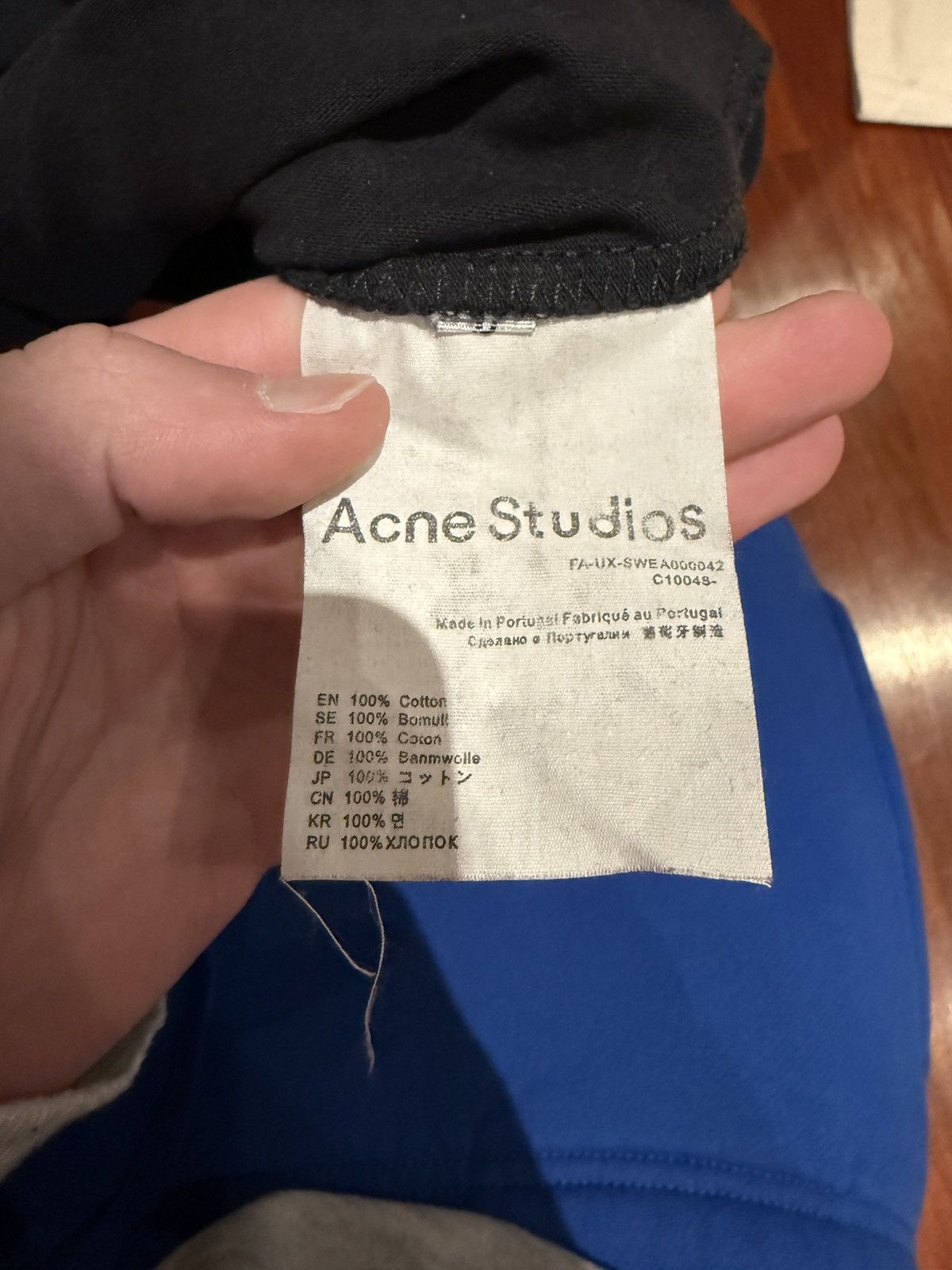 Acne Studios ACNE STUDIOS ELLISON TONE FACE T SHIRT Size US L / EU 52-54 / 3 - 4 Thumbnail