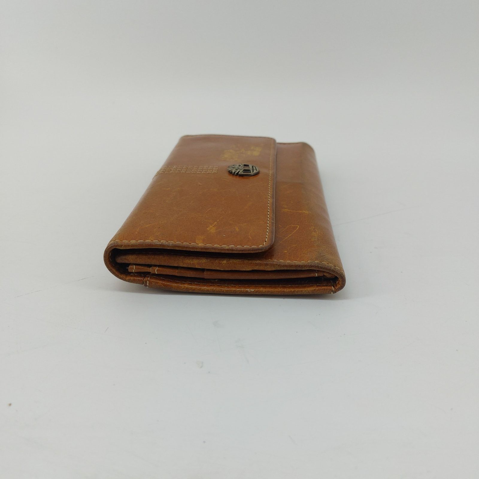 Timberland Timberland Genuine Leather Trifold Wallet Brown Brown Cards Size ONE SIZE - 18 Thumbnail