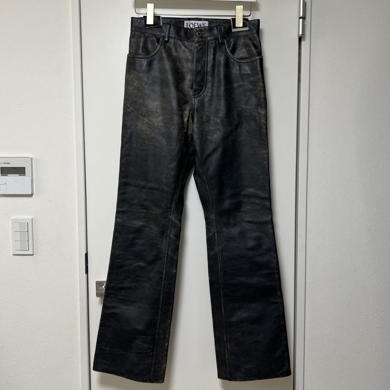 Loewe Loewe Calfskin Nappa Leather Pants Size US 30 / EU 46 - 2 Thumbnail
