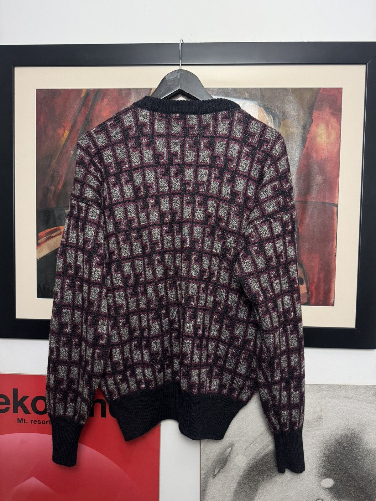 Burberry Vintage 90s Burberry Sweater Knit London Casual Rare Hype Size US L / EU 52-54 / 3 - 2 Thumbnail