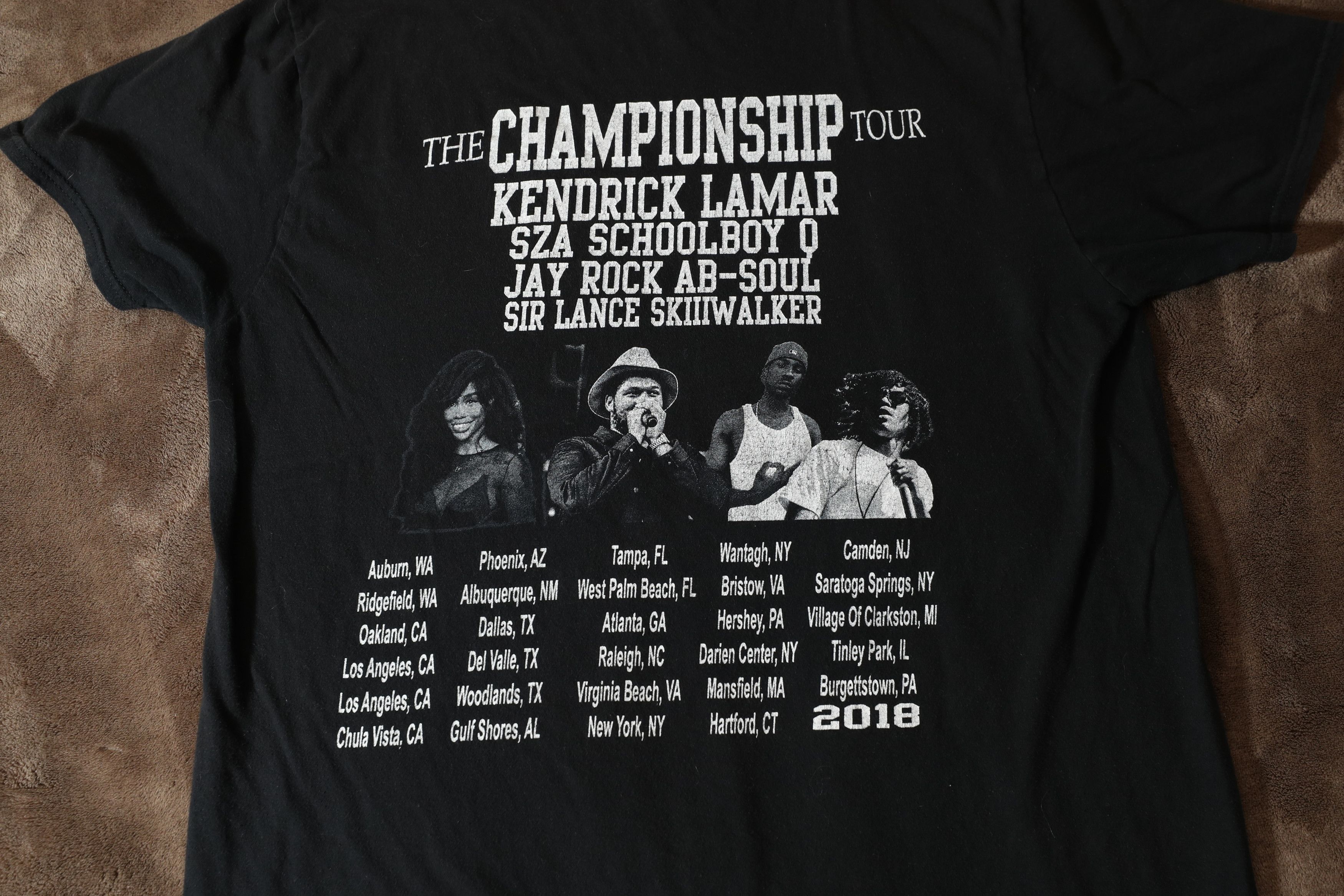 Kendrick Lamar Kendrick Lamar The Championship 2018 Tour Tee (L) Size US L / EU 52-54 / 3 - 12 Thumbnail