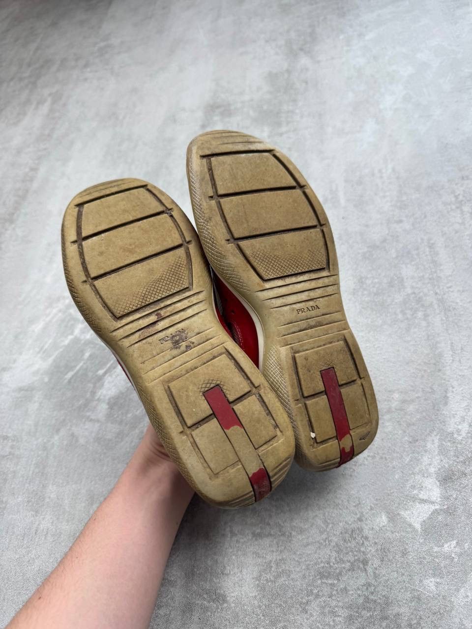 Prada × Vintage America cup shoes sneakers leather trainers y2k vintage Size US 5.5 / EU 38 - 5 Thumbnail
