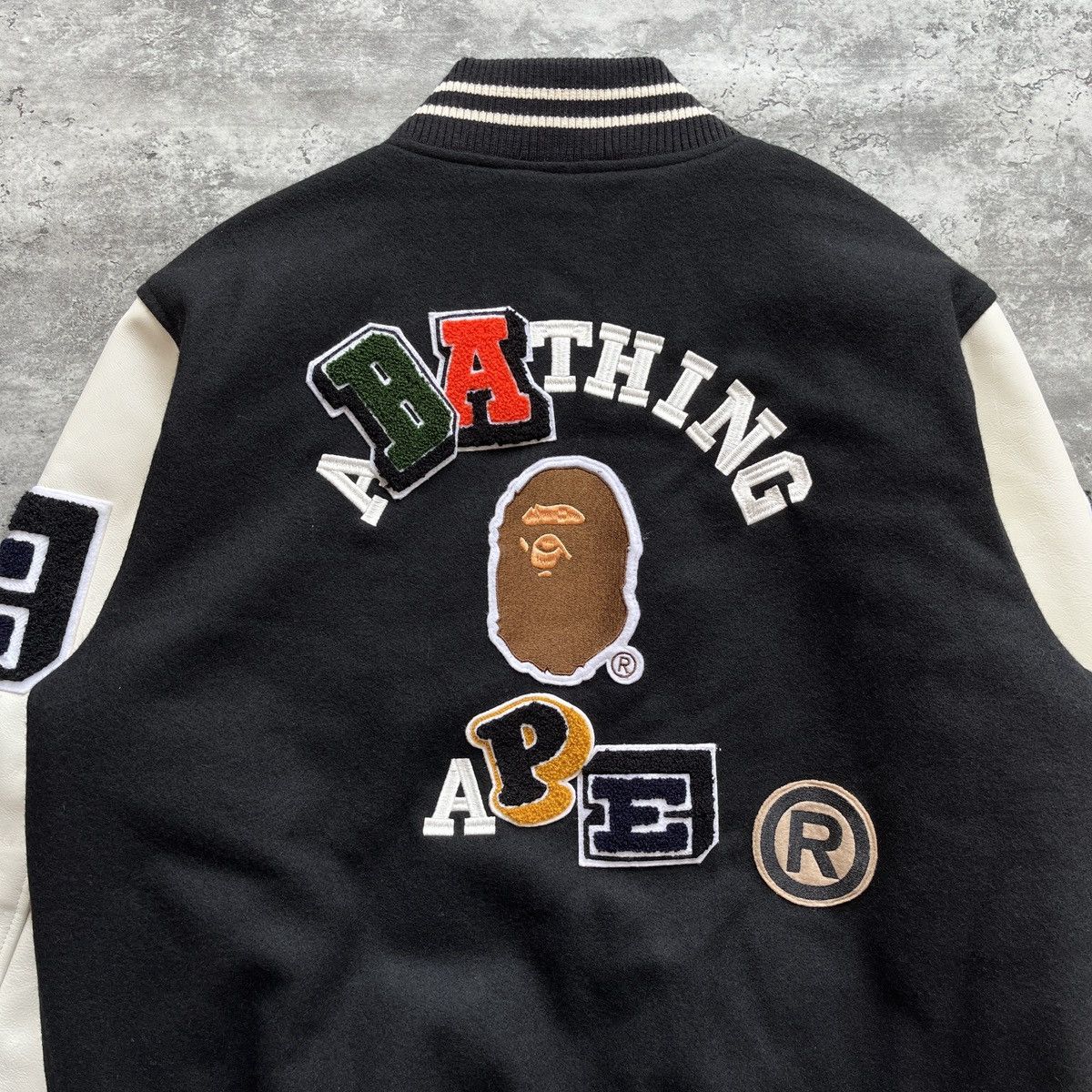 Bape Bape Crazy Patch Varsity Jacket F/W 2021 Size US M / EU 48-50 / 2 - 23 Thumbnail