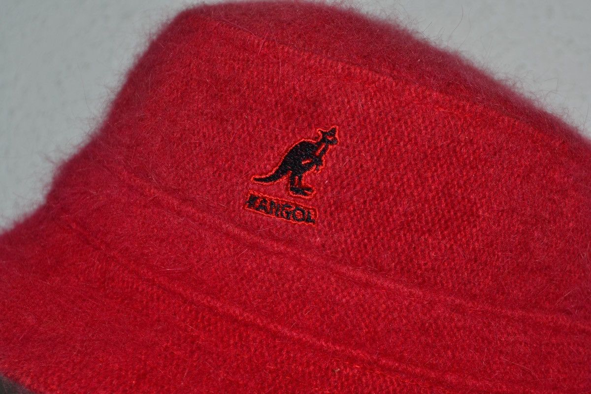 Kangol × Vintage Vintage Red Kangol Angora Blend Bucket Hat Size ONE SIZE - 6 Thumbnail
