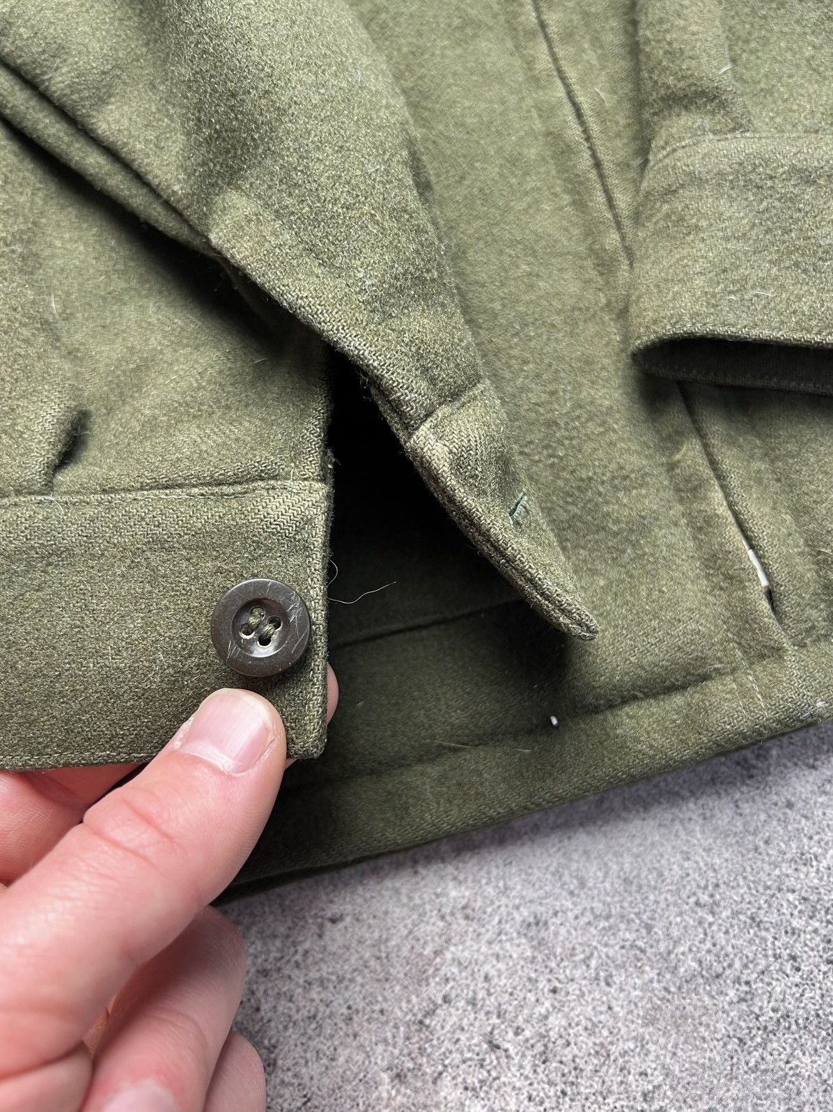 Vintage Vintage 80s wool military antique jacket Size US M / EU 48-50 / 2 - 5 Thumbnail