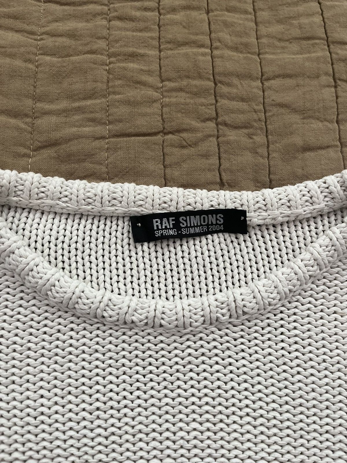 Raf Simons ss04 May The Circles be Unbroken White Sample Knit Size US M / EU 48-50 / 2 - 4 Thumbnail