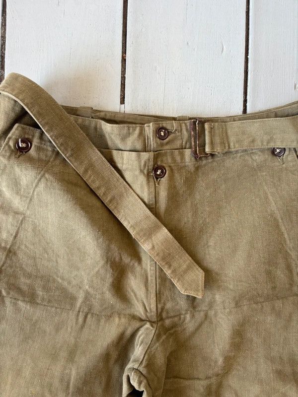 Vintage World War 2 French Army Motorcycle pants Size US 36 / EU 52 - 4 Thumbnail