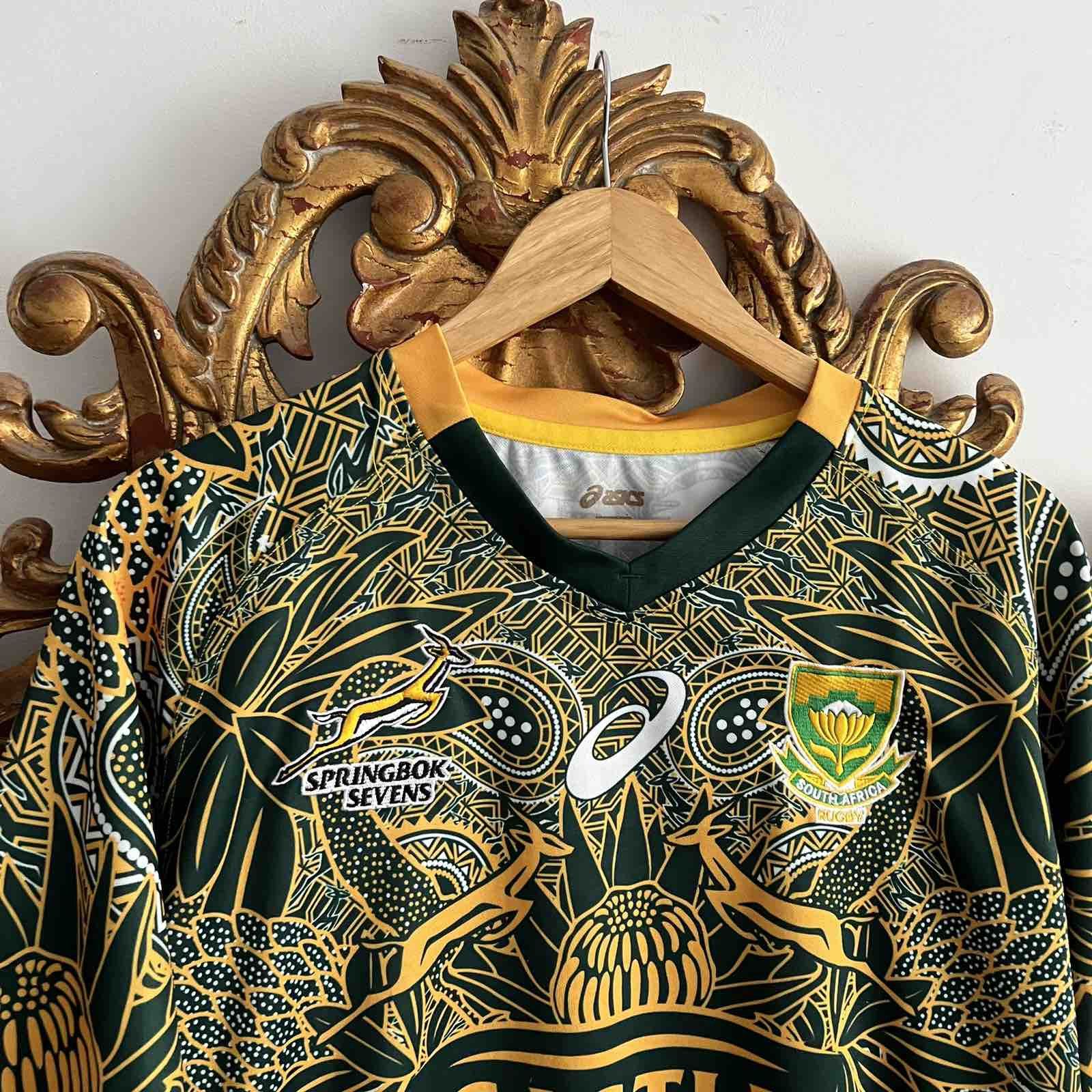 Asics SOUTH AFRICA RUGBY ASICS ACTEC VINTAGE LEGENDARY SHIRT Size US M / EU 48-50 / 2 - 4 Thumbnail