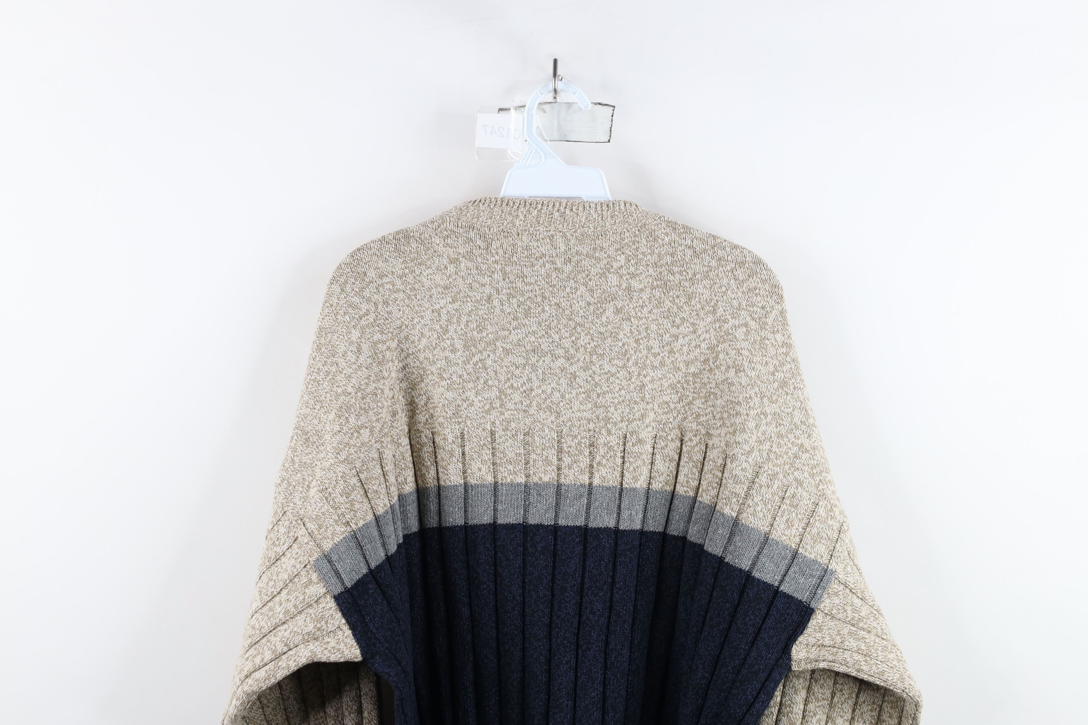 Vintage Vintage 90s Streetwear Hand Framed Knit Crewneck Sweater USA Size US XL / EU 56 / 4 - 7 Thumbnail