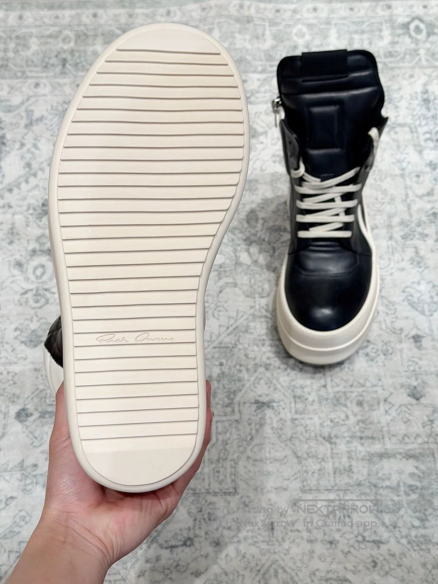 Rick Owens Rick Owens Platform Inverted Triangle High-Top. Size US 10 / EU 43 - 8 Thumbnail