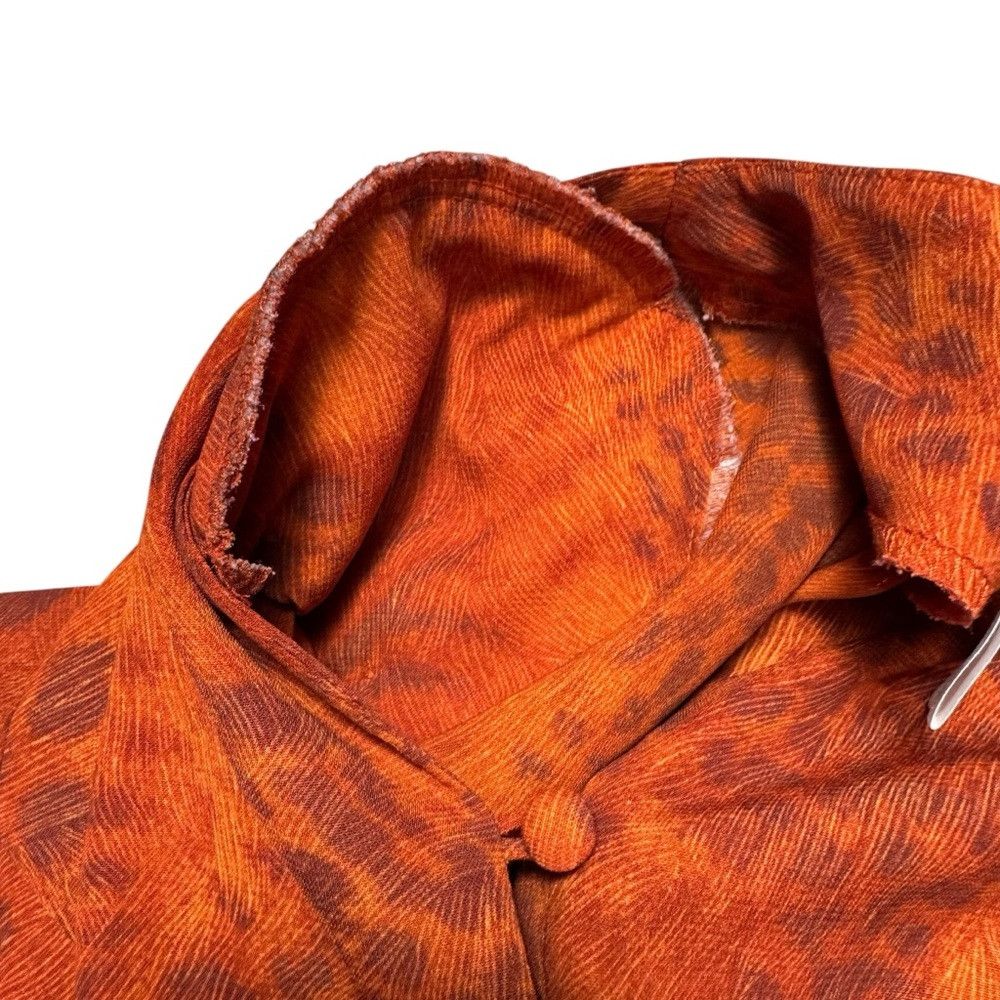 Other Vintage Kathy Che Animal Print 3/4 Sleeve Blouse Size 10 Size L / US 10 / IT 46 - 7 Thumbnail