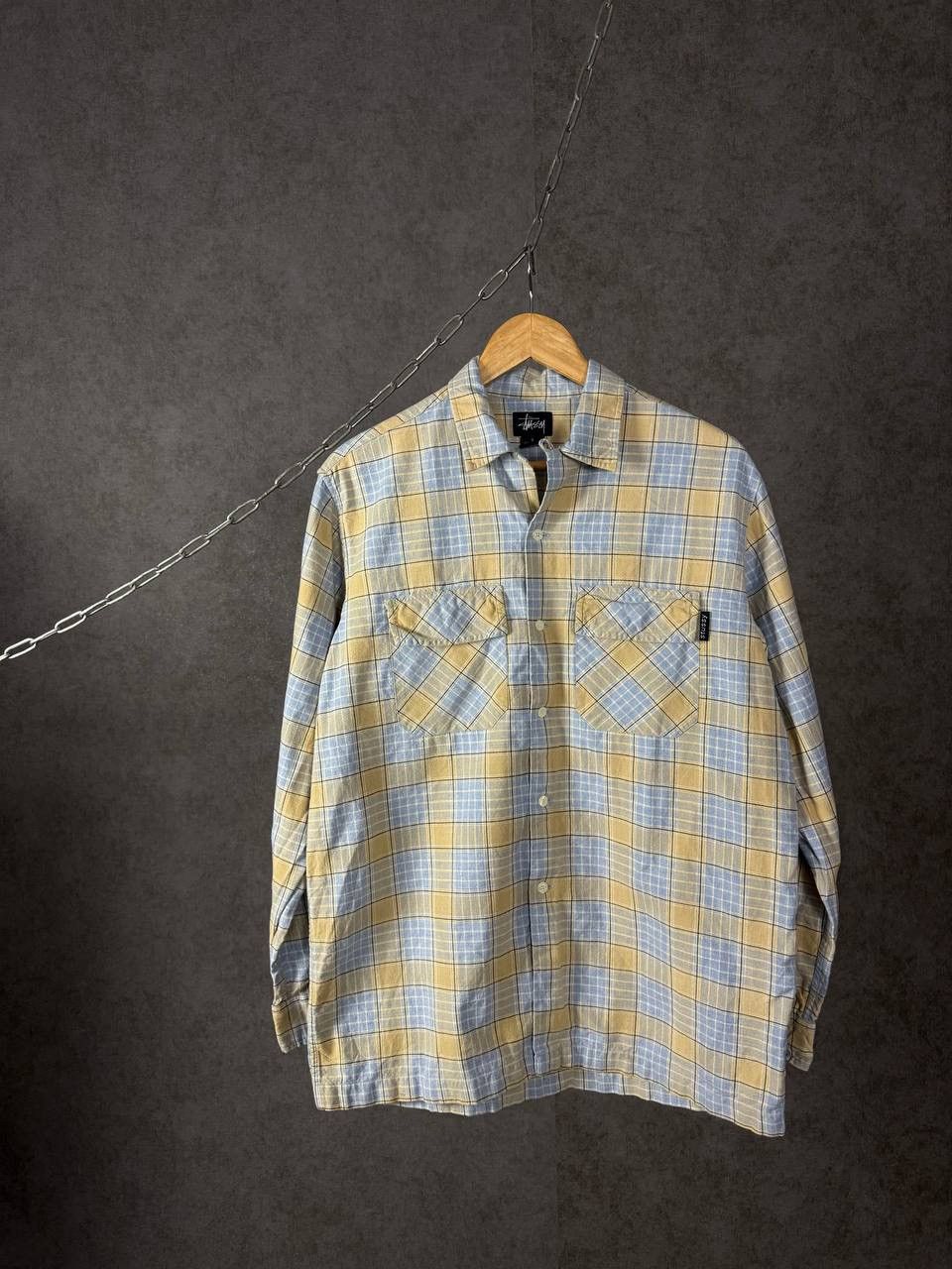 Stussy Stussy vintage designer flannel shirt Size US S / EU 44-46 / 1 - 1 Thumbnail