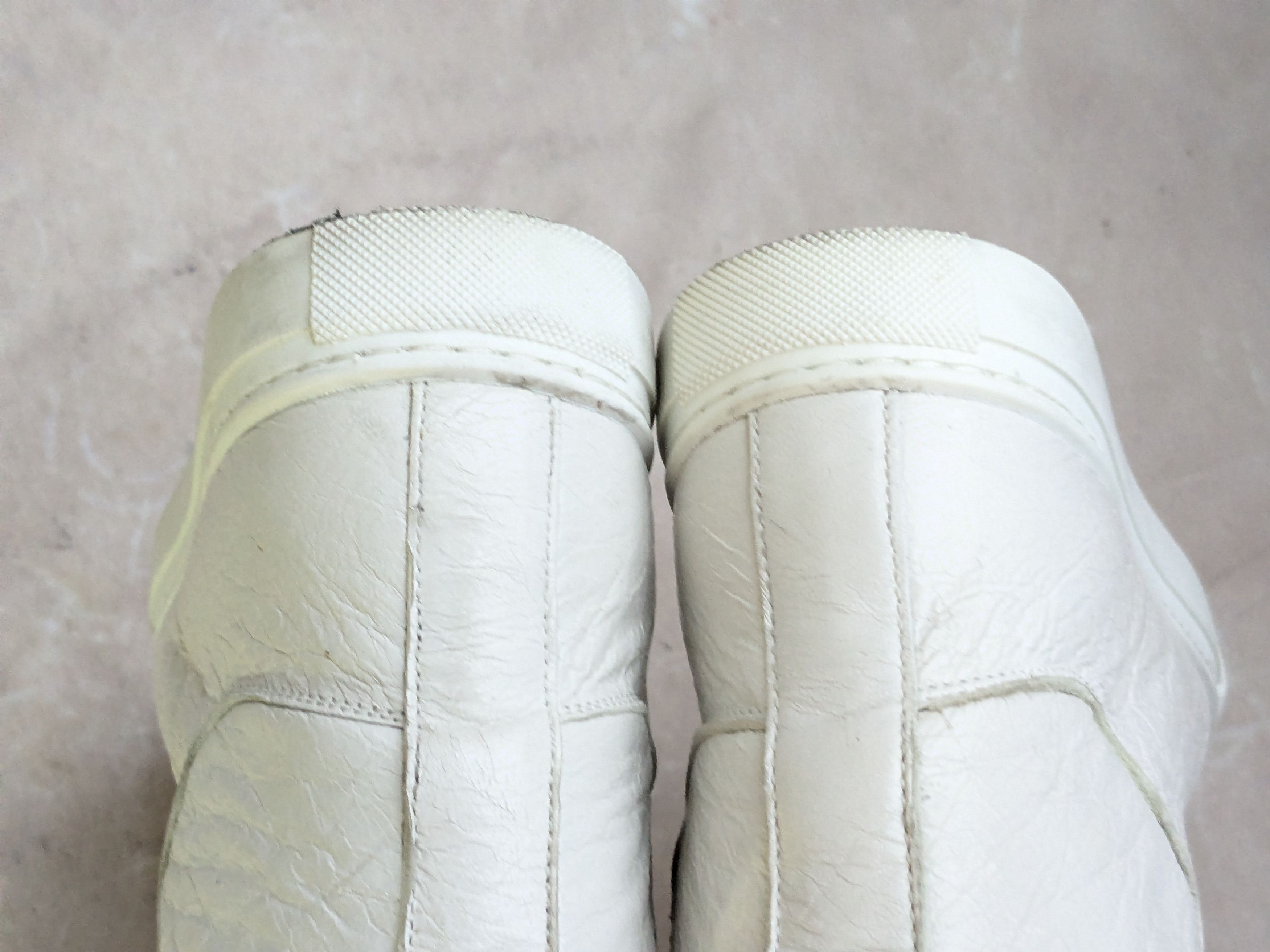 Balenciaga Balenciaga Arena White 7 Leather High Tops Lace Up Size US 7 / EU 40 - 13 Thumbnail