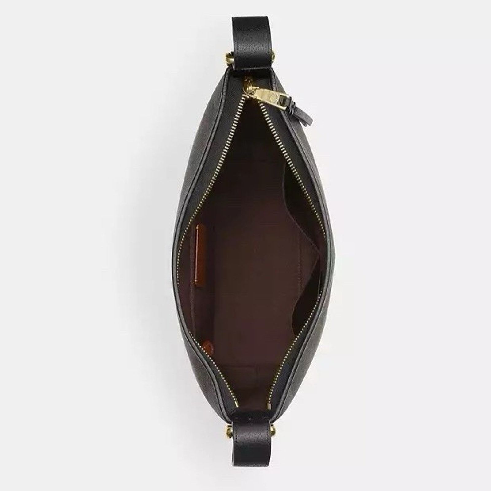 Coach Coach Womens Val Duffle Leather Bag Gold/Walnut/Black CAB12 Size ONE SIZE - 8 Thumbnail