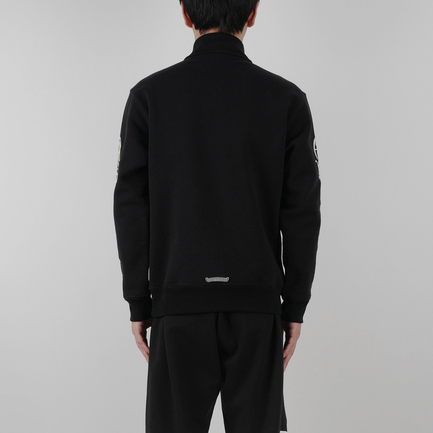 Chrome Hearts Chrome Hearts Script Logo Embroidered Half Zip Sweatshirt Size US L / EU 52-54 / 3 - 9 Thumbnail