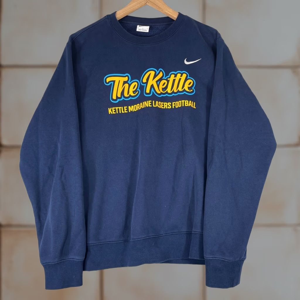 Nike Nike Kettle Moraine Lasers Sweatshirt Mens Medium Blue Football Graphic Fleece Size US M / EU 48-50 / 2 - 1 Thumbnail