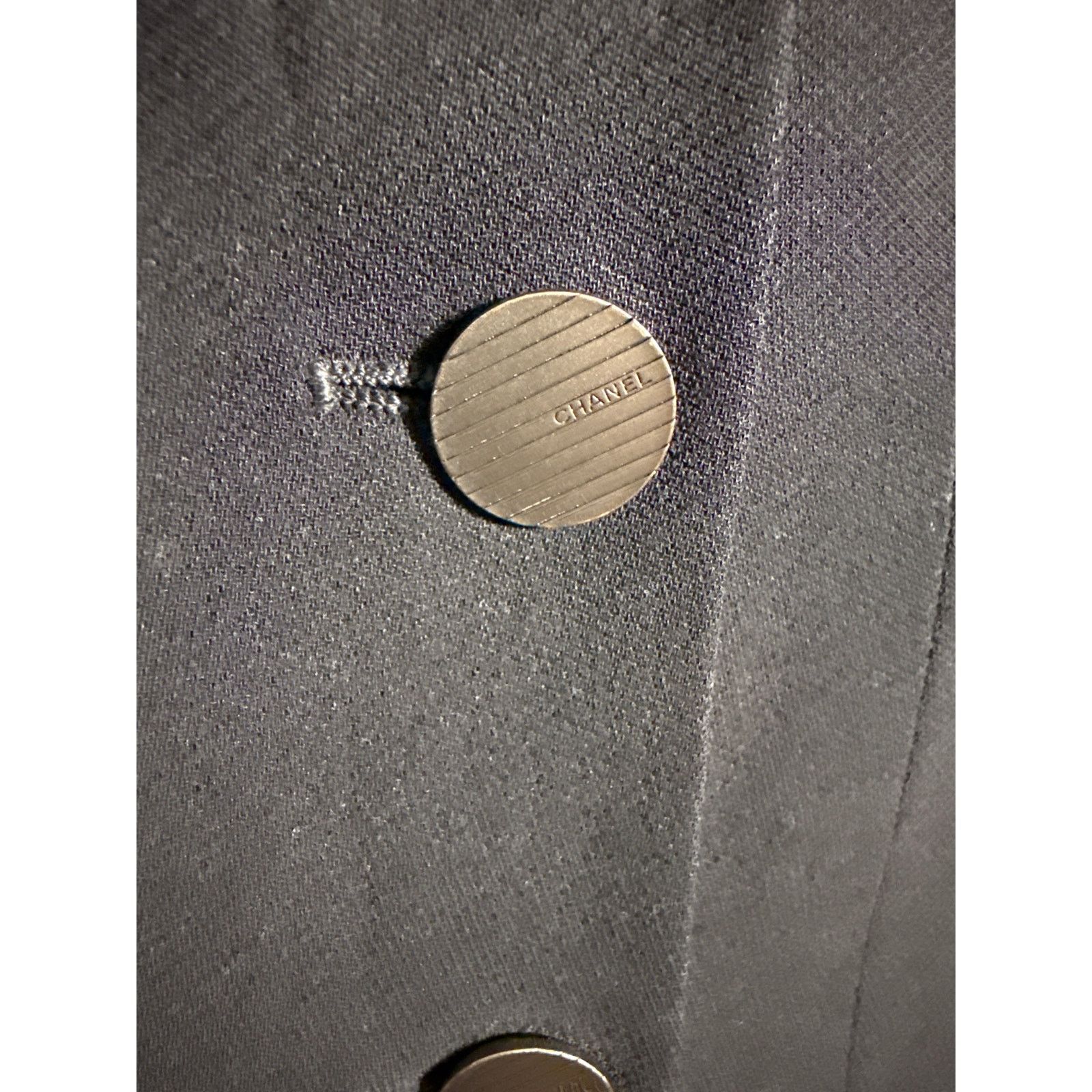 Chanel Vintage Chanel Single Breasted Fitted Wool Blazer in Black Size XL / US 12-14 / IT 48-50 - 5 Thumbnail