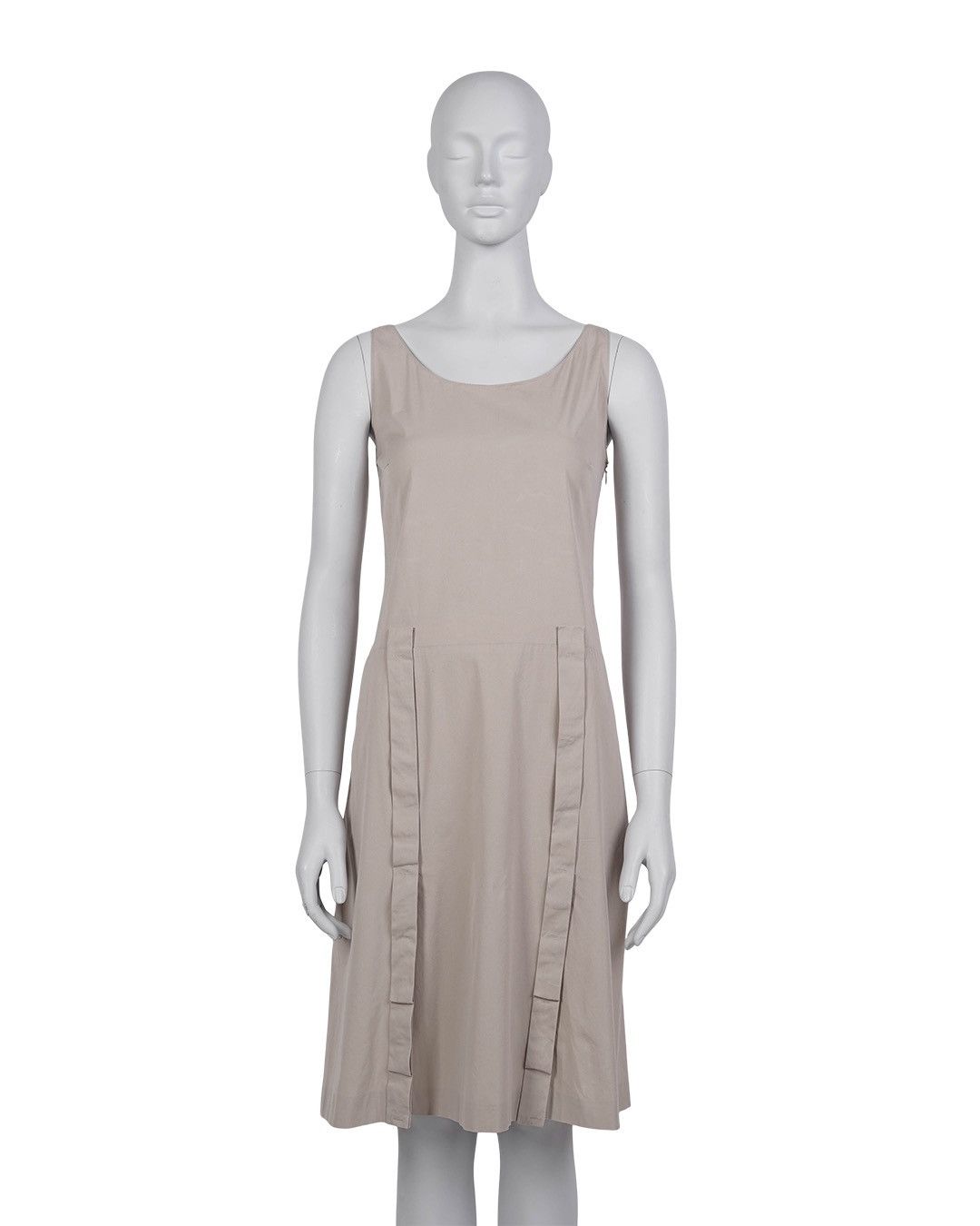 Prada Prada S/S1999 Beige Dress Size M / US 6-8 / IT 42-44 - 1 Thumbnail