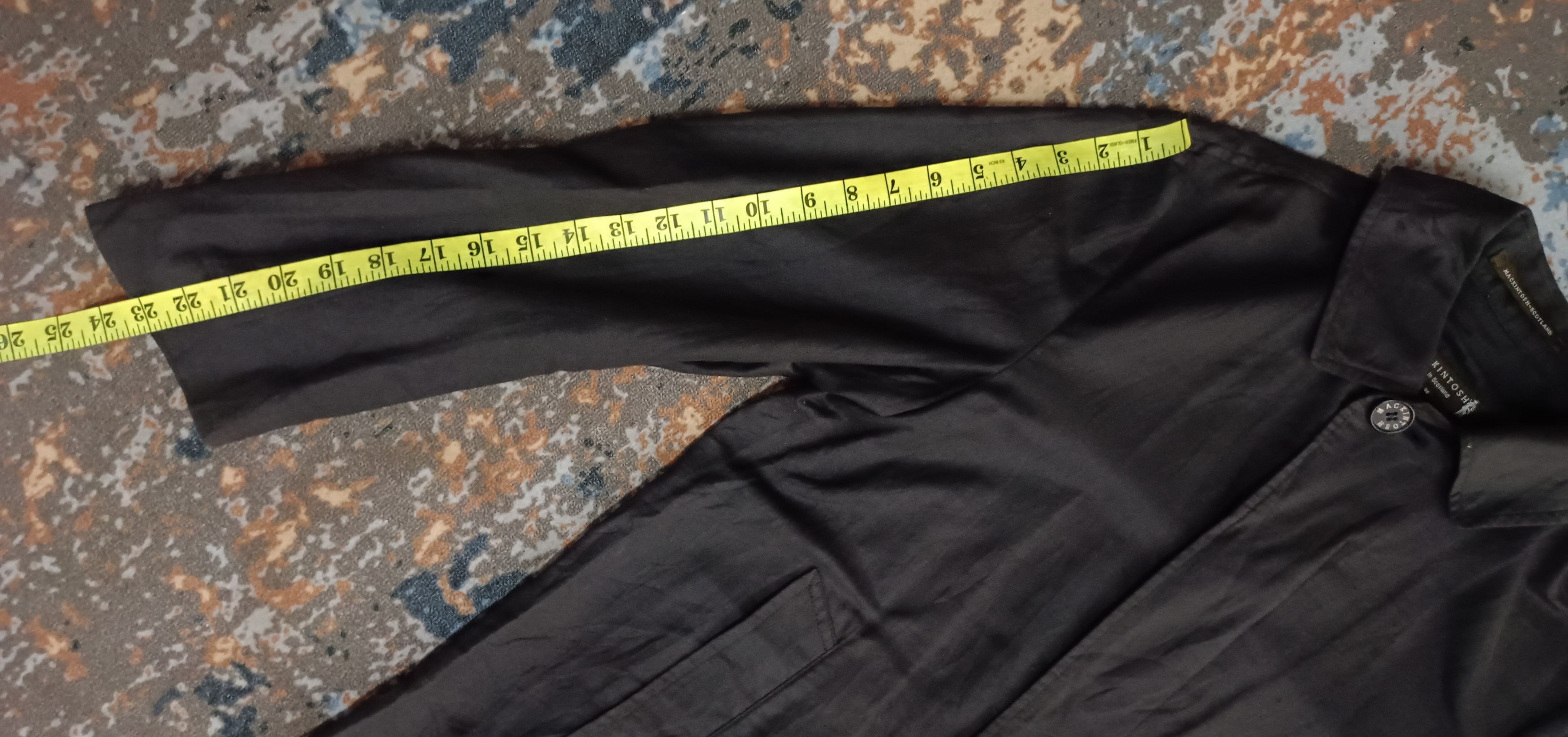 Mackintosh Rare💥Mackintosh Scotland Button Up Super Black Jacket Size US M / EU 48-50 / 2 - 13 Thumbnail