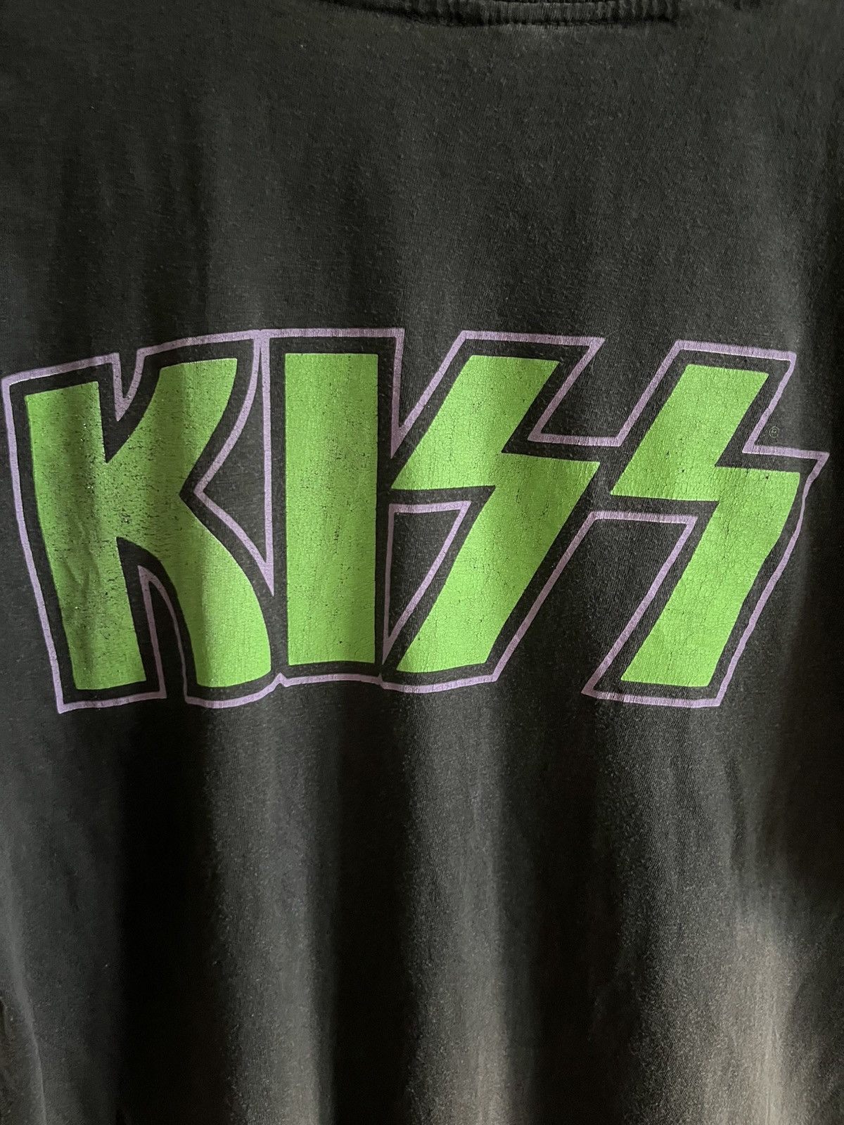Band Tees × KISS × Vintage Vintage 90s Kiss Band Shirt Faded XL 1991 Winterland Size US XL / EU 56 / 4 - 6 Thumbnail
