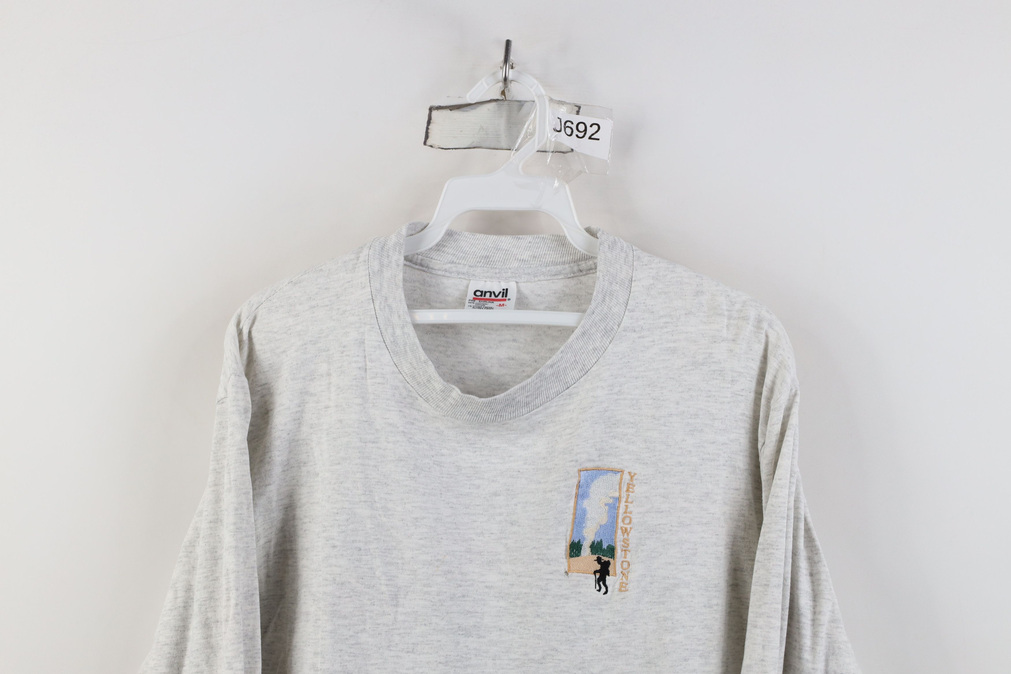 Vintage Vintage 90s Streetwear Yellowstone Long Sleeve T-Shirt Size US M / EU 48-50 / 2 - 2 Thumbnail