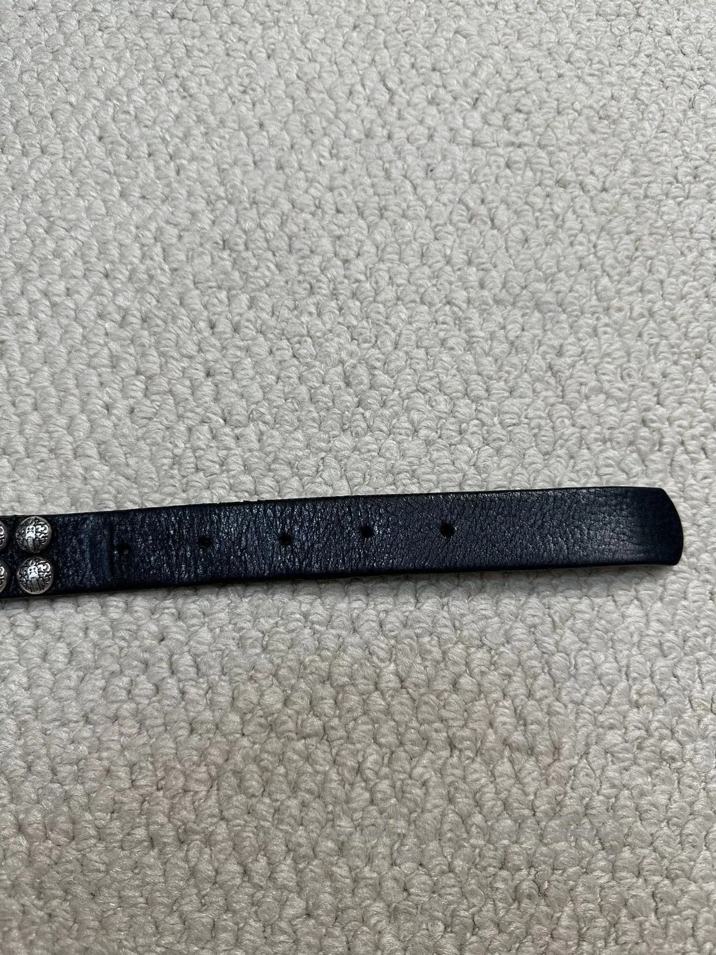 Chrome Hearts Chrome Hearts Gunslinger Narrow Silver Stud Belt. Size ONE SIZE - 8 Thumbnail