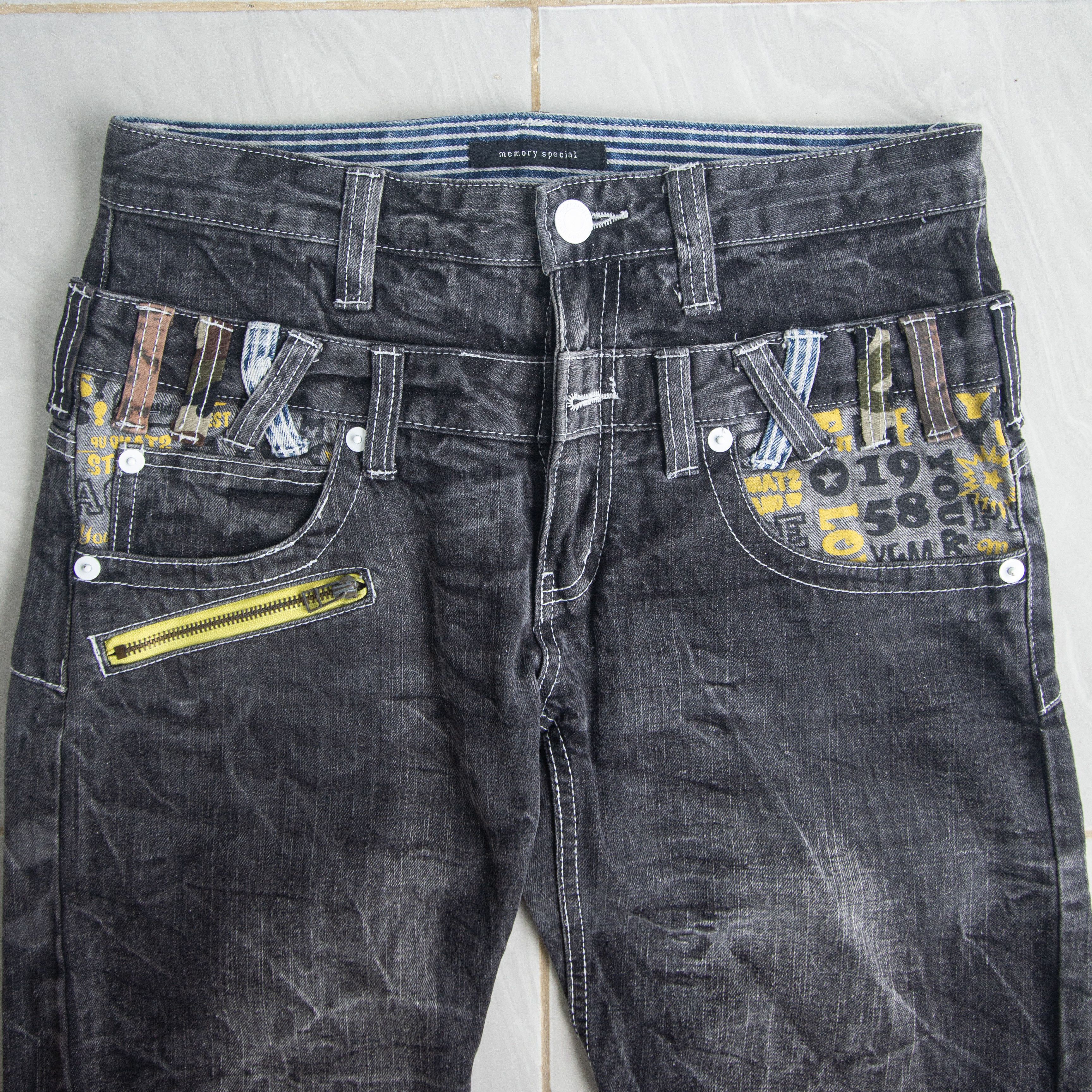 Hypebeast × Japanese Brand Y2k Double Waist Denim by Memory Special Size US 32 / EU 48 - 6 Thumbnail