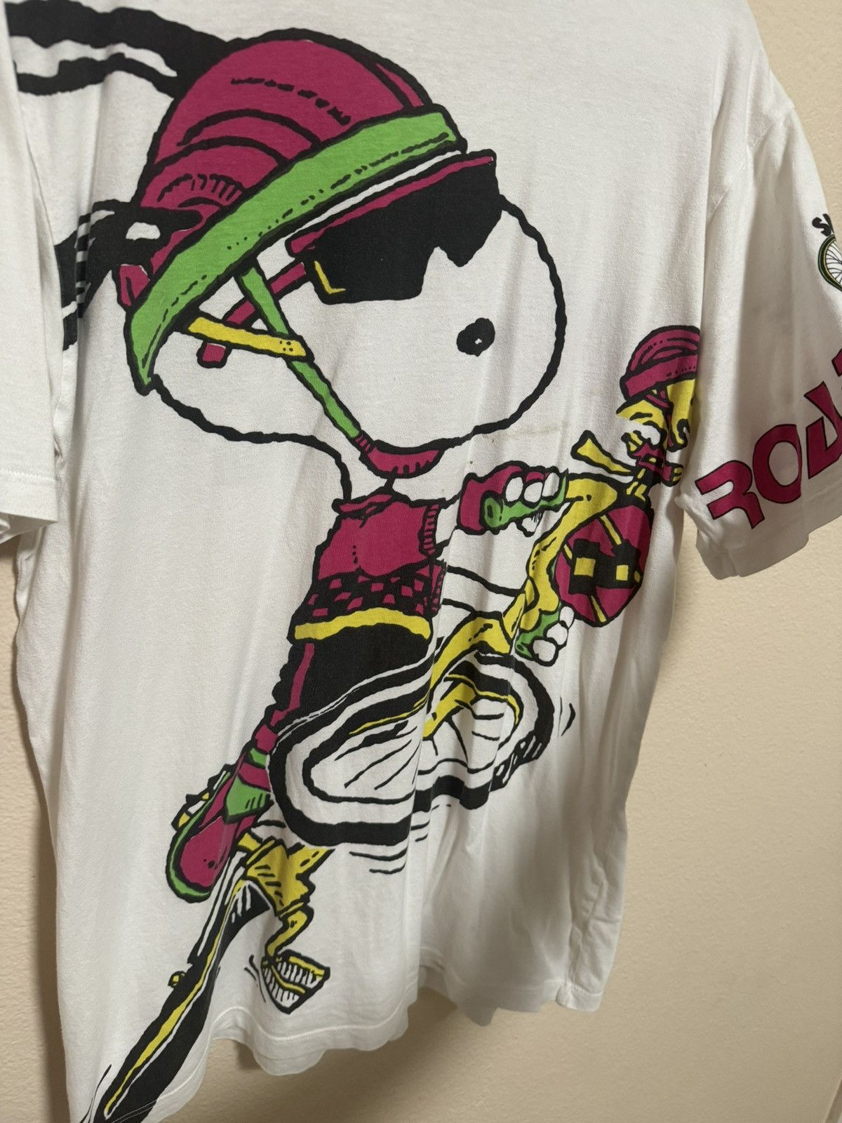Peanuts × Vintage AOP Vintage Snoopy racing tee Size US L / EU 52-54 / 3 - 7 Thumbnail