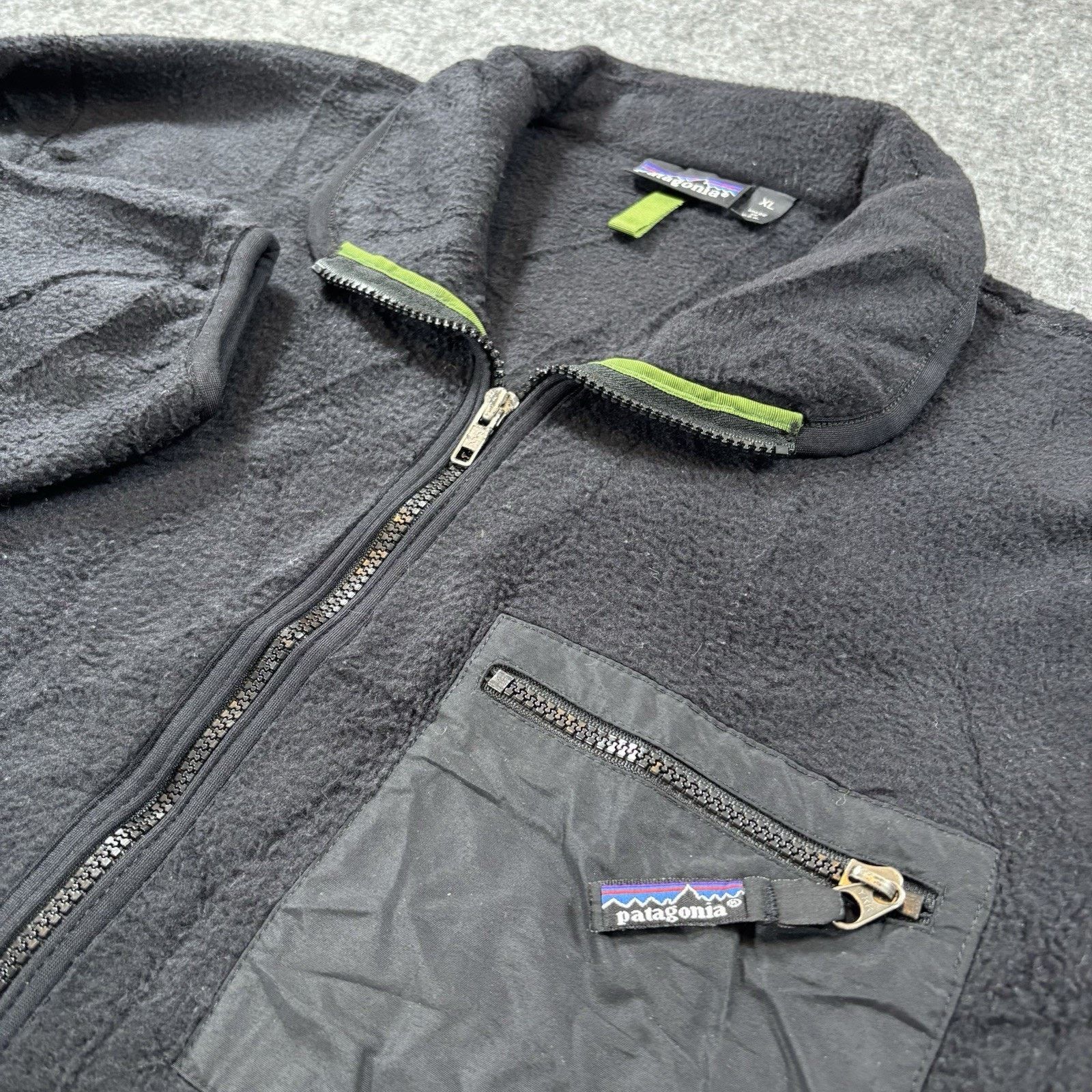 Patagonia Vintage 80's Patagonia Jacket Men’s XL Black 25021 USA Made Size US XL / EU 56 / 4 - 2 Thumbnail
