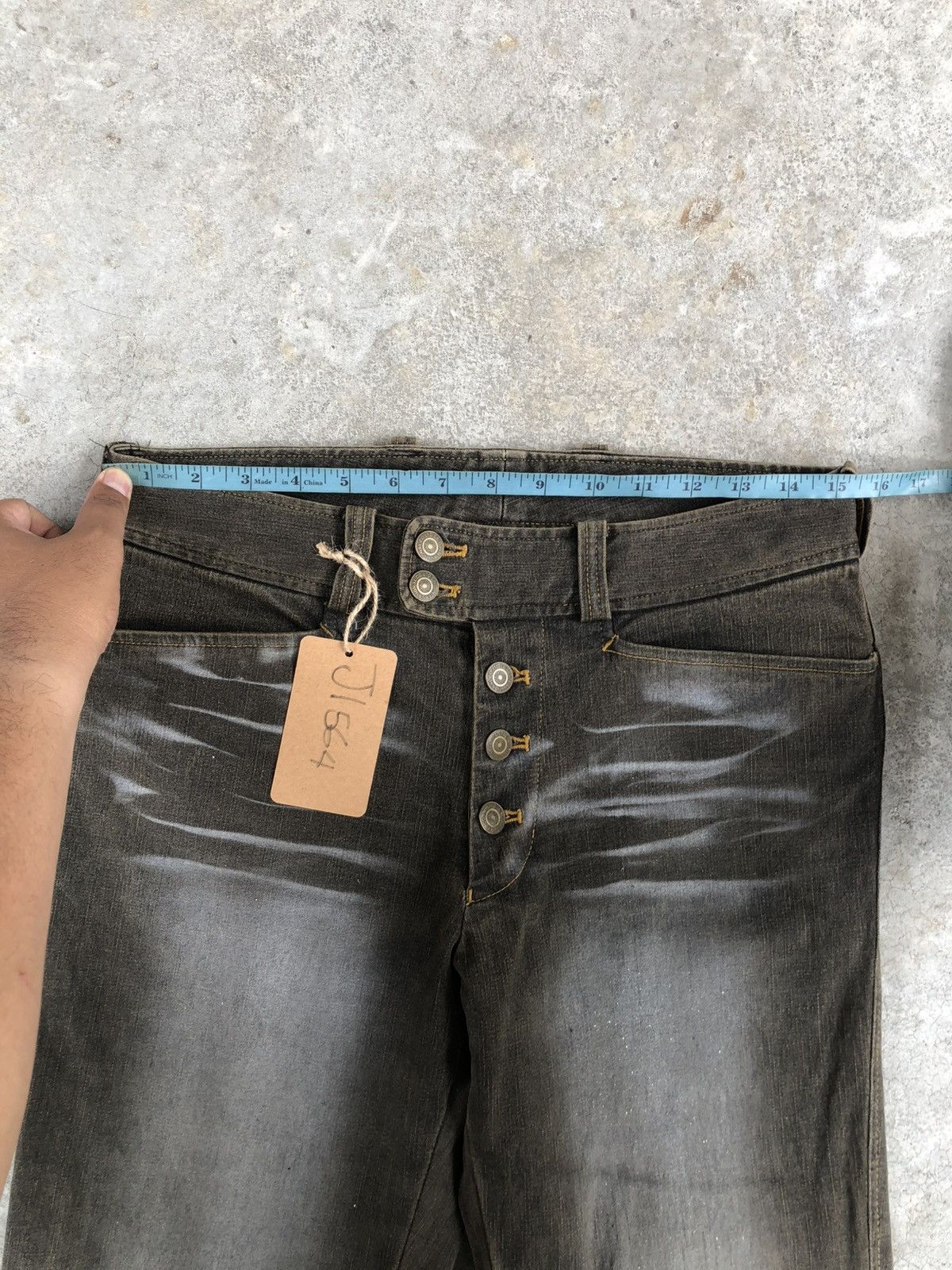 Tornado Mart Tornado Mart Flared Jeans Distressed Jeans Size US 30 / EU 46 - 21 Thumbnail