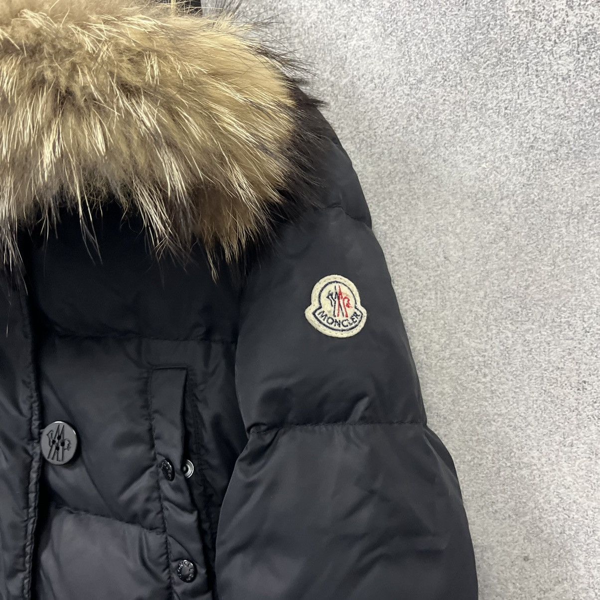 Moncler Moncler Parka Puffer Black fur Jacket Size M / US 6-8 / IT 42-44 - 5 Thumbnail