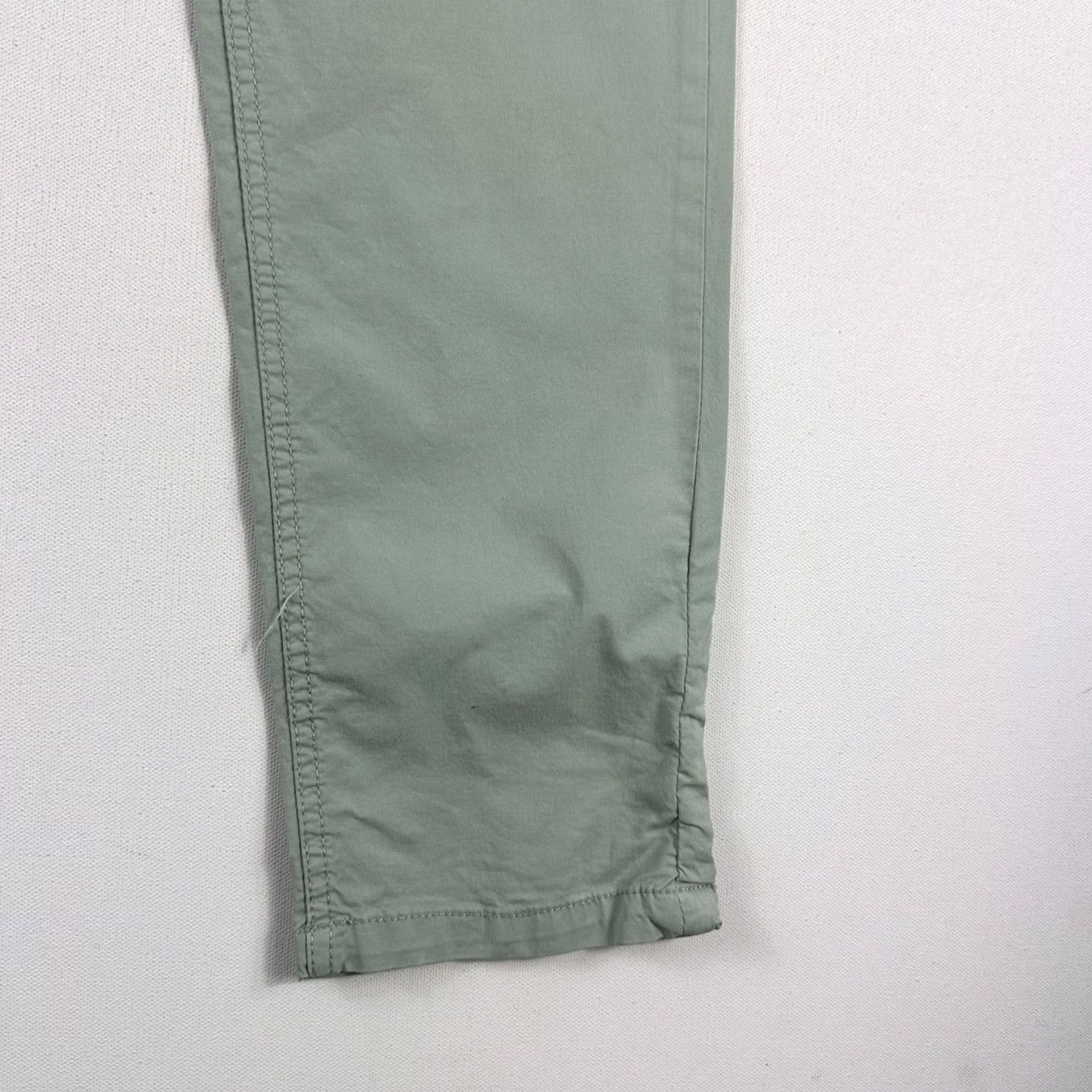 Denime Denim & Flower Ricky Singh Light Green Slim Chino Pants Mens 29 Size US 29 - 7 Thumbnail