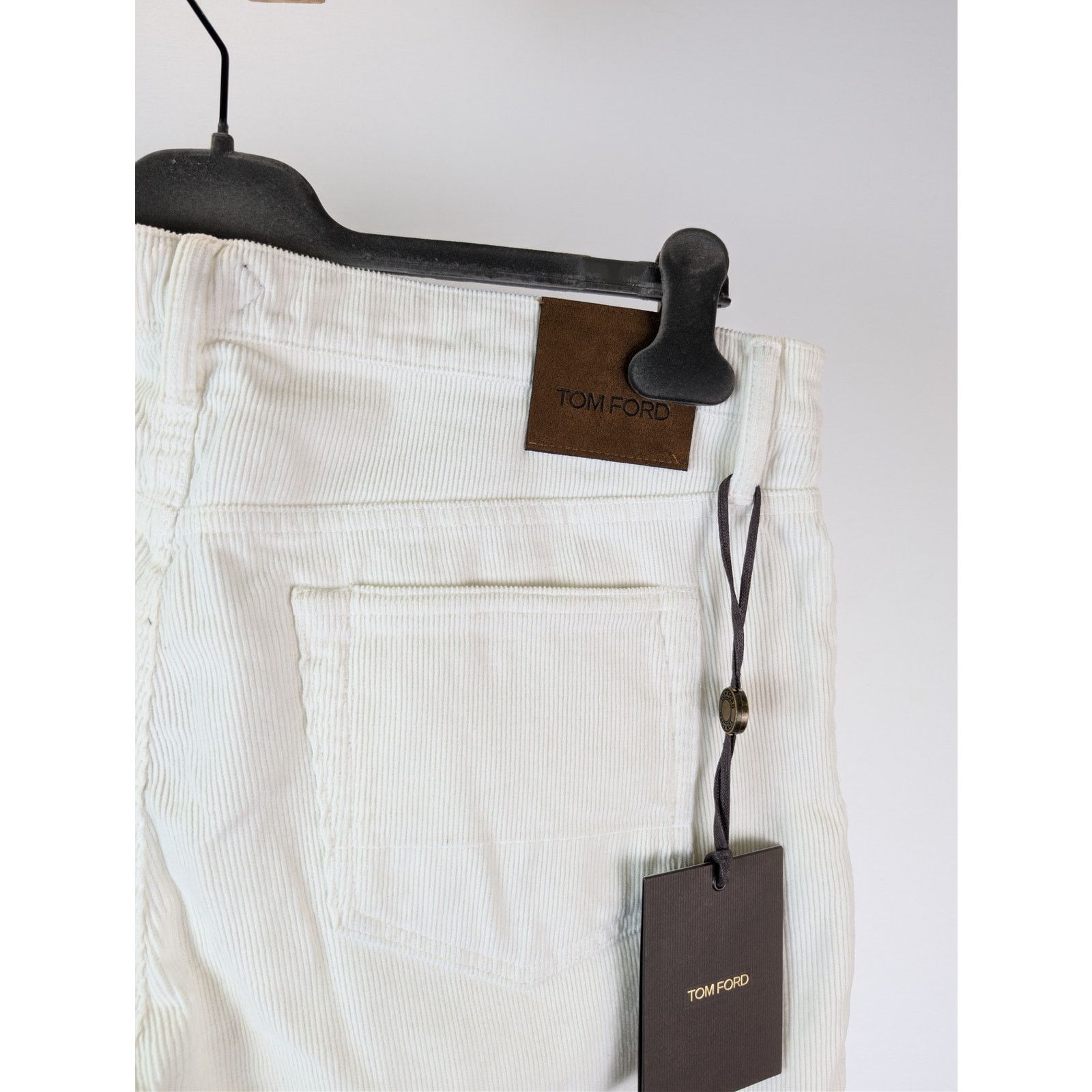Tom Ford o1rshd1 Straight Fit Denim Jeans in White Size US 34 / EU 50 - 14 Thumbnail