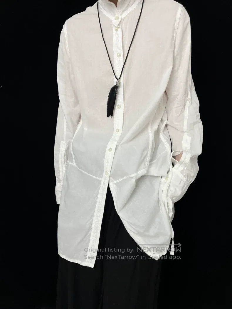 Ann Demeulemeester Ann Demeulemeester 38 white dark stripe pants ... Size M / US 6-8 / IT 42-44 - 1 Thumbnail