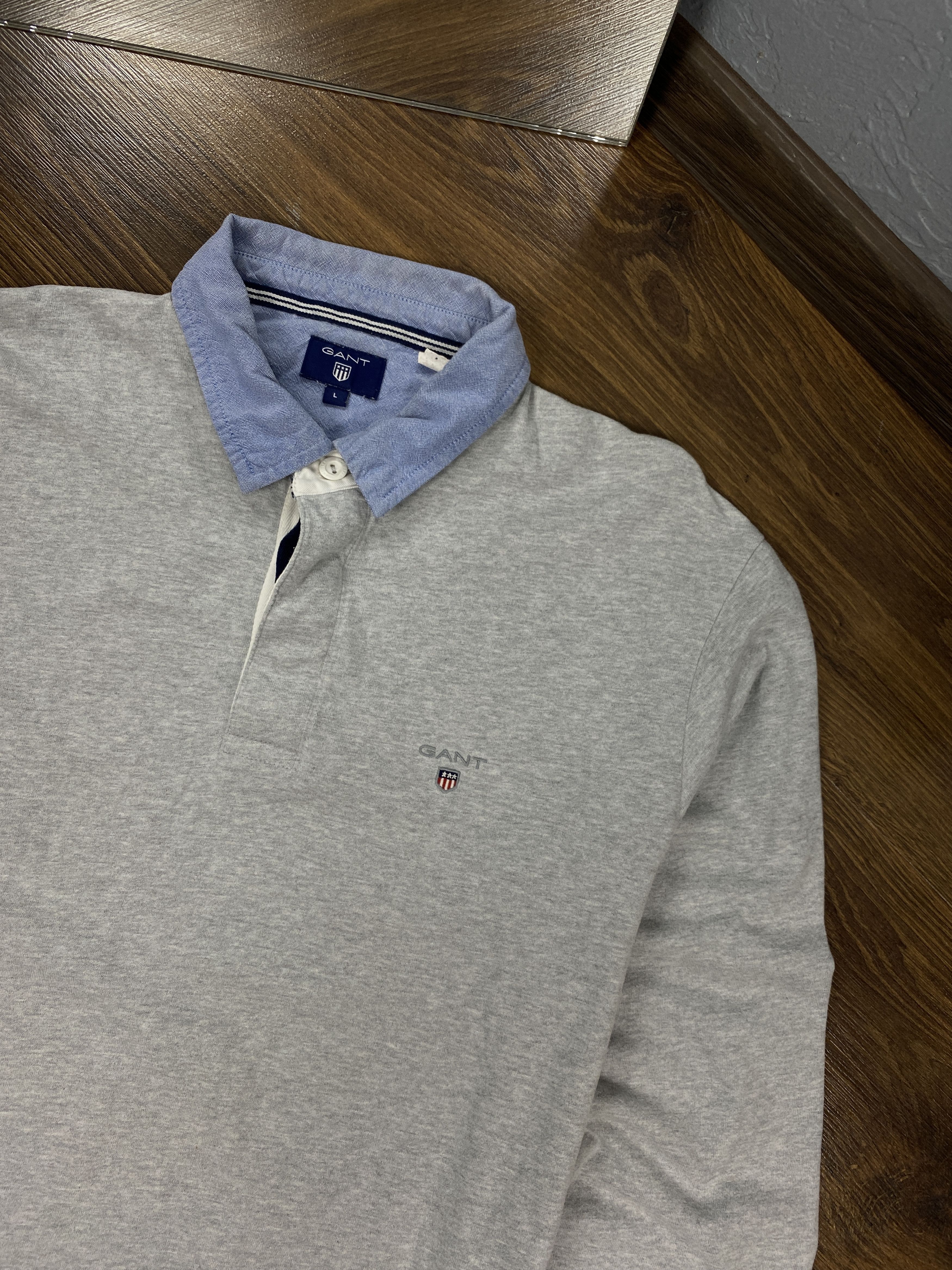 Gant Gant vintage rugby long sleeve polo shirt Size US L / EU 52-54 / 3 - 2 Thumbnail